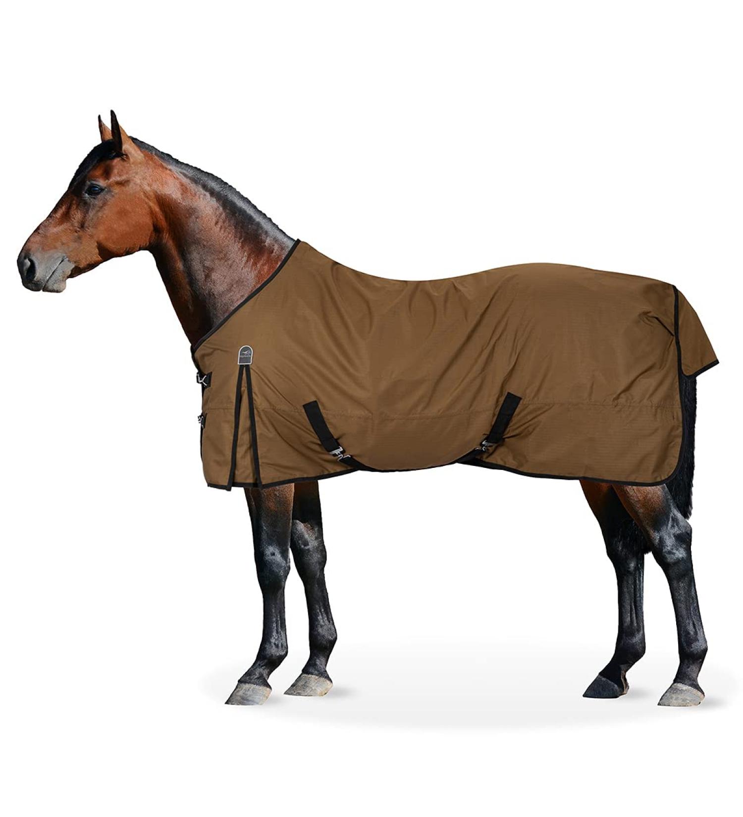 Equinate Rain Blanket Springfield Turnout Blanket with Fleece 165cm Bronze Bronze 165cm