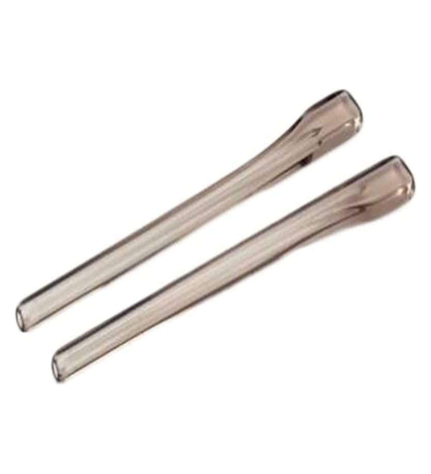 Replacement Glasses End Tips & Accessories - Light Brown Transparent 2 Pairs for Thin Metal Legs - Buy Online on SooperMarket.com