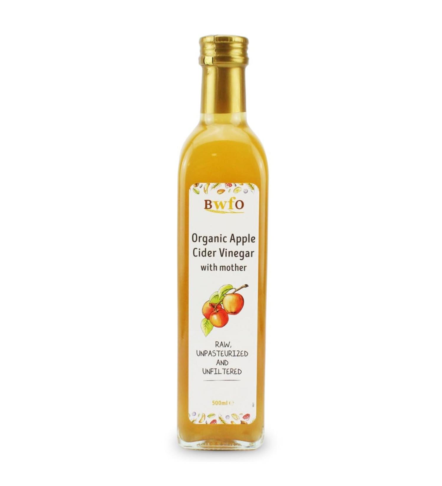 Organic Apple Cider Vinegar with The Mother 500ml (BWFO) - Buy Online on SooperMarket.com