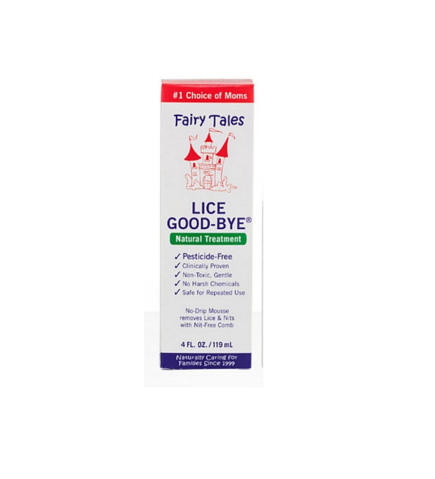 Ft Lice Good Bye Mousse T Size 4z Fairy Tales Lice Good-Bye Treatment 4z