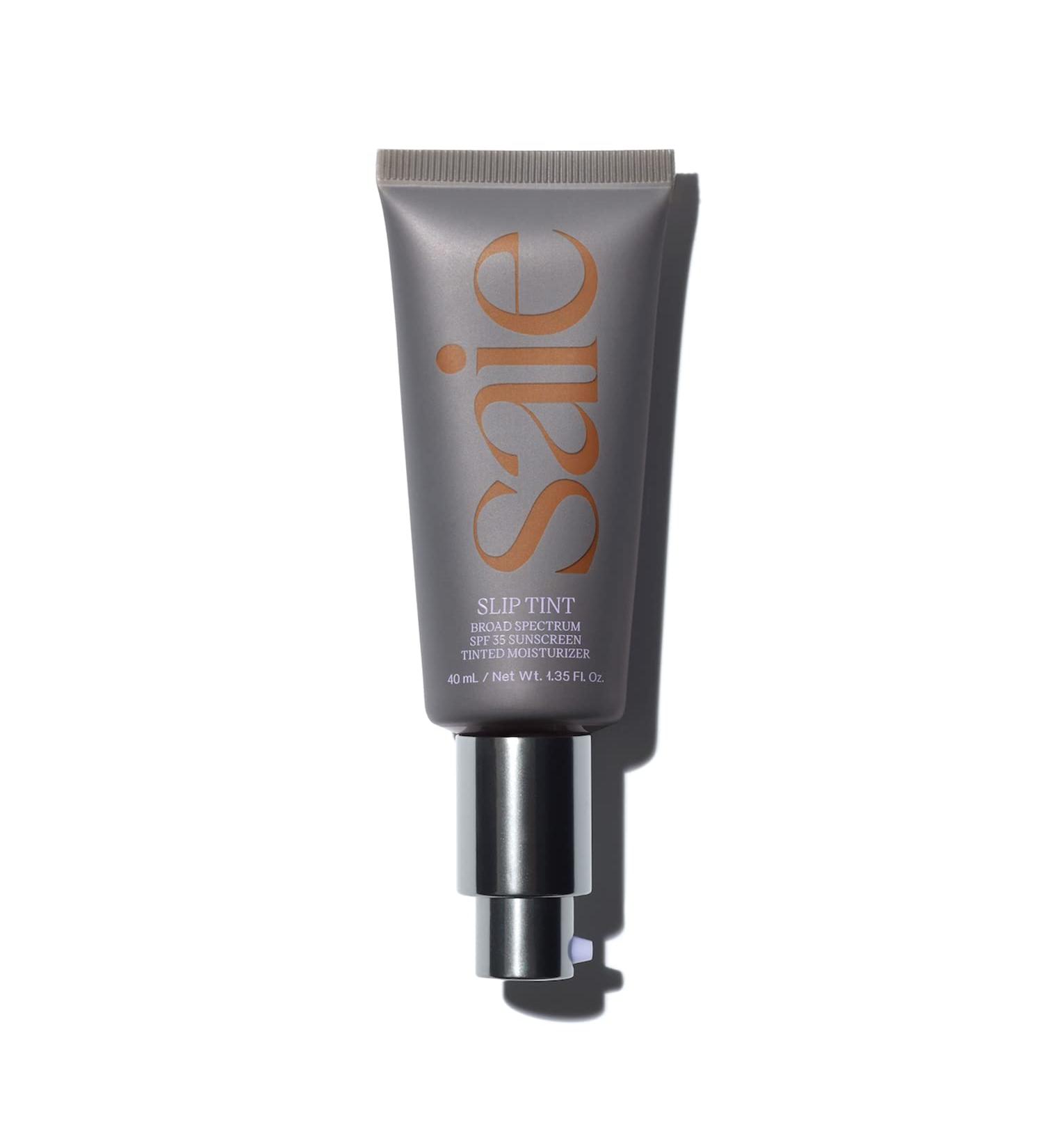 Saie Slip Tint SPF 35 Tinted Moisturizer - Light Coverage & Hydrating Sunscreen | Shade 07 Medium to Tan - Buy Online Now - Buy Online on SooperMarket.com