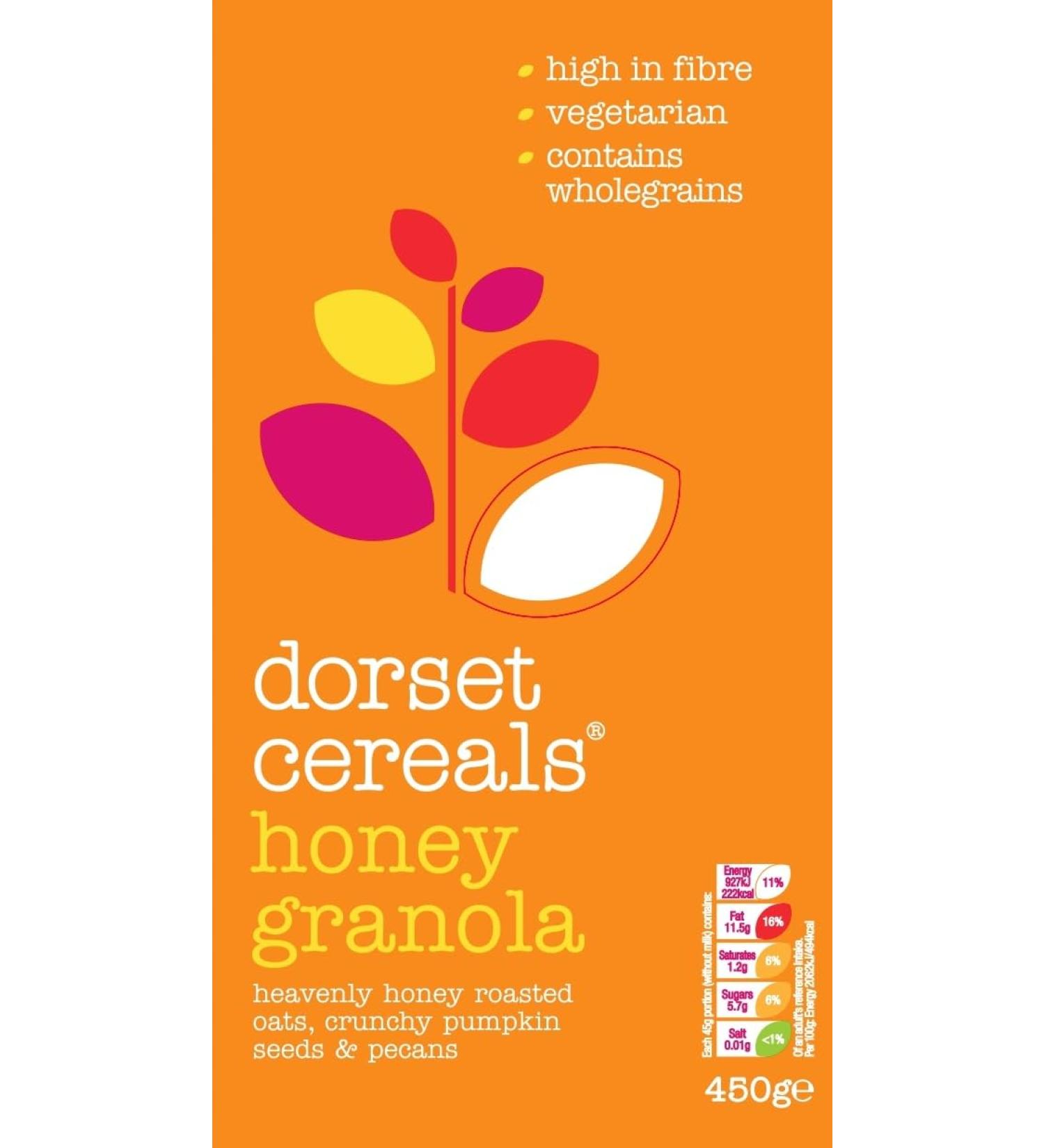 Dorset Cereals Honey Granola 450g - Buy Online on SooperMarket.com