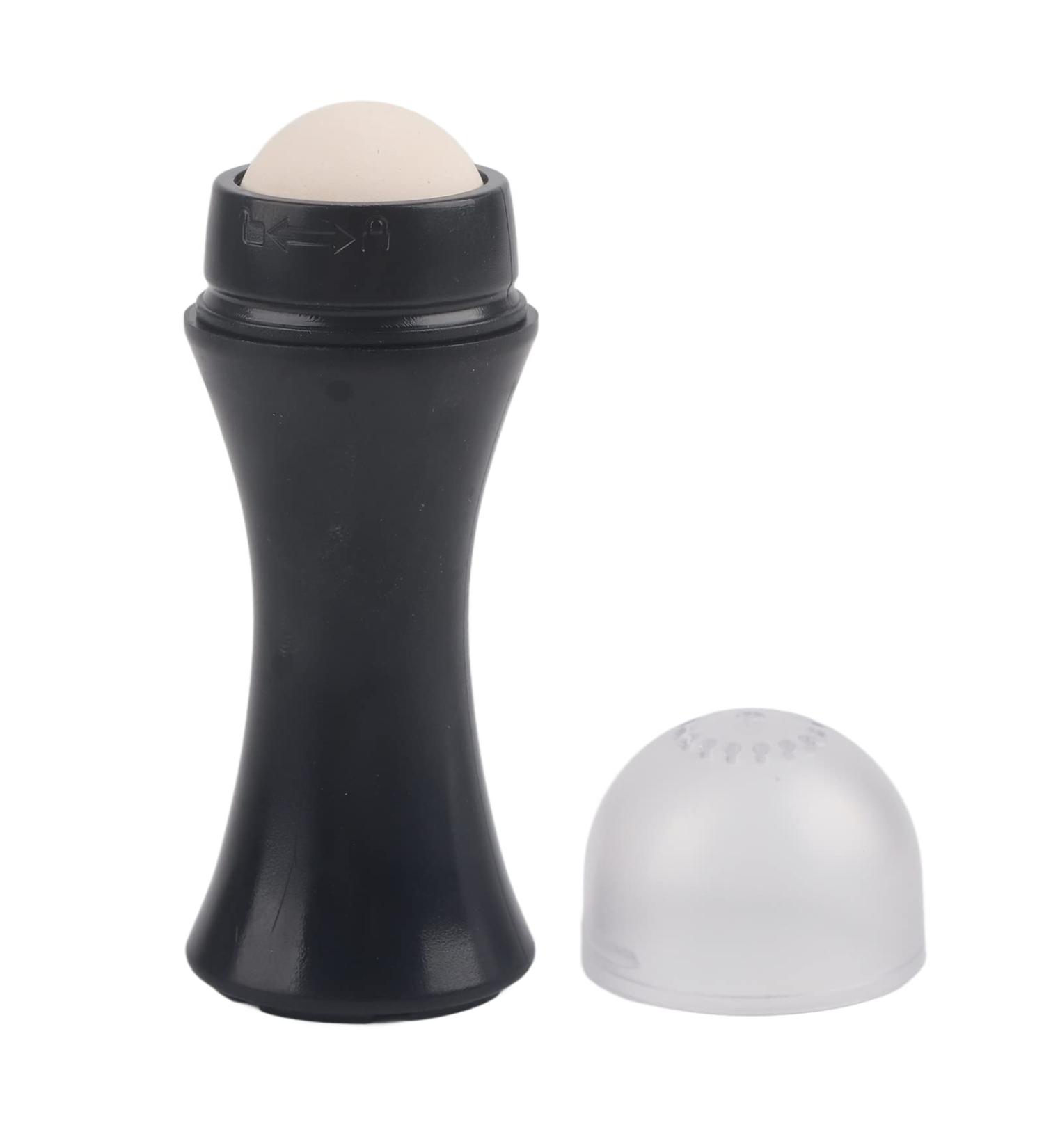 Oil Absorbing Volcanic Face Roller | Reusable Mini Tool for Oily Skin | Facial Massage Skincare - Buy Online on SooperMarket.com