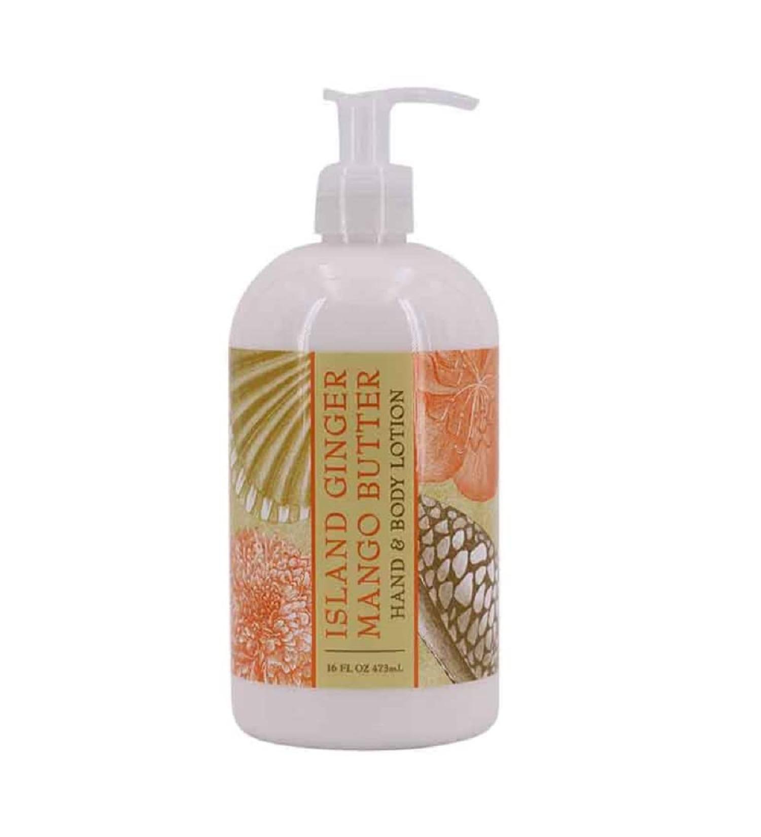 Greenwich Bay Trading Company 16 fl oz Shea Butter Lotion (Botanical Collection Island Ginger Mango Butter)