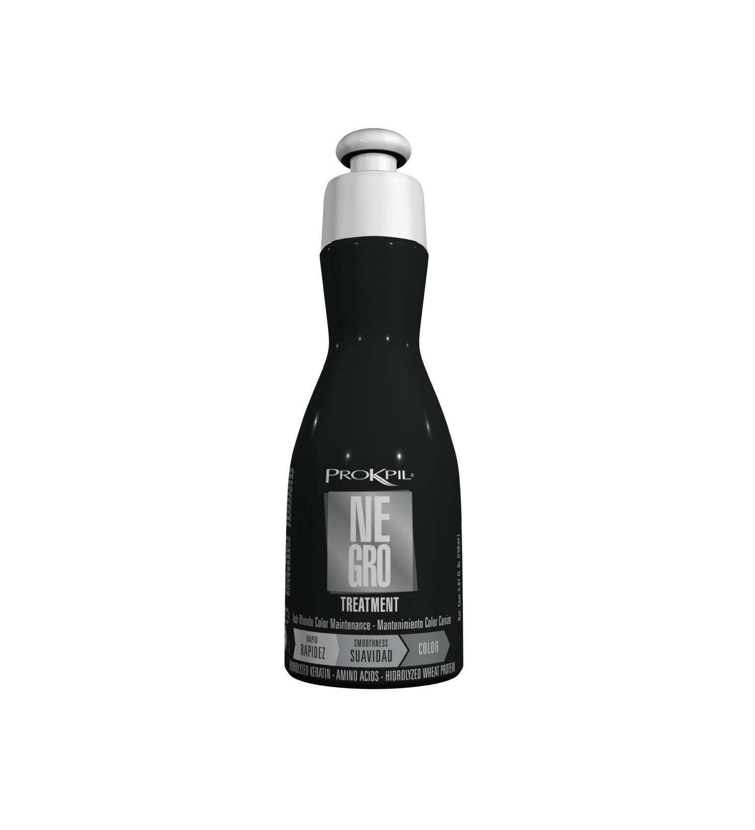 Prokpil Negro tratamiento De Color Matizante Para Rubio Canoso O Negro | Black Nuance For Natural Or Colored Gray Blond Or Black Hair 5.07oz-150ml