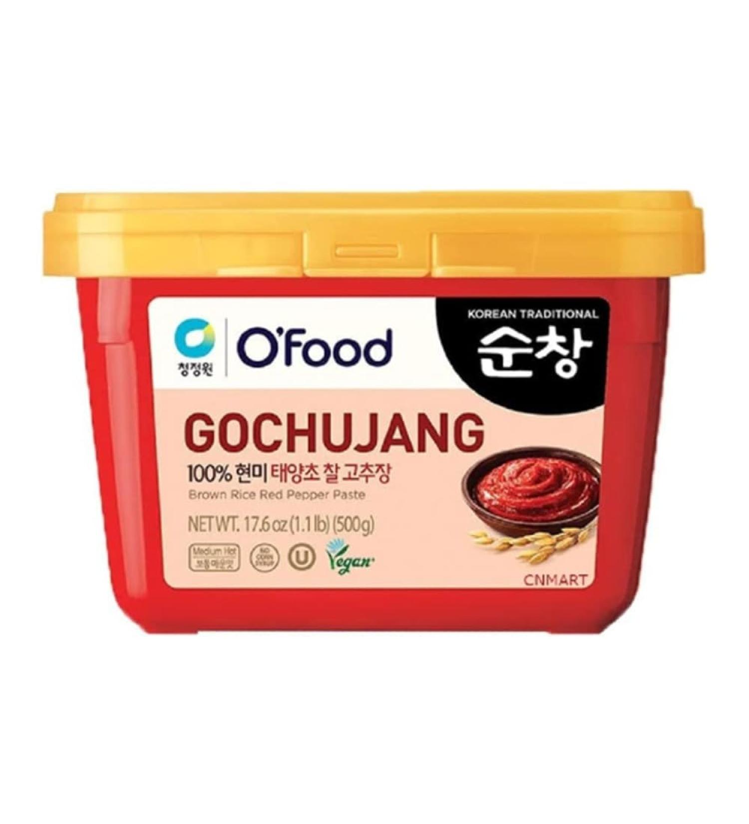 O'Food Gochujang Korean Traditional Brown Rice Red Pepper Hot Chilli Paste 500g by CNMART - Buy Online on SooperMarket.com