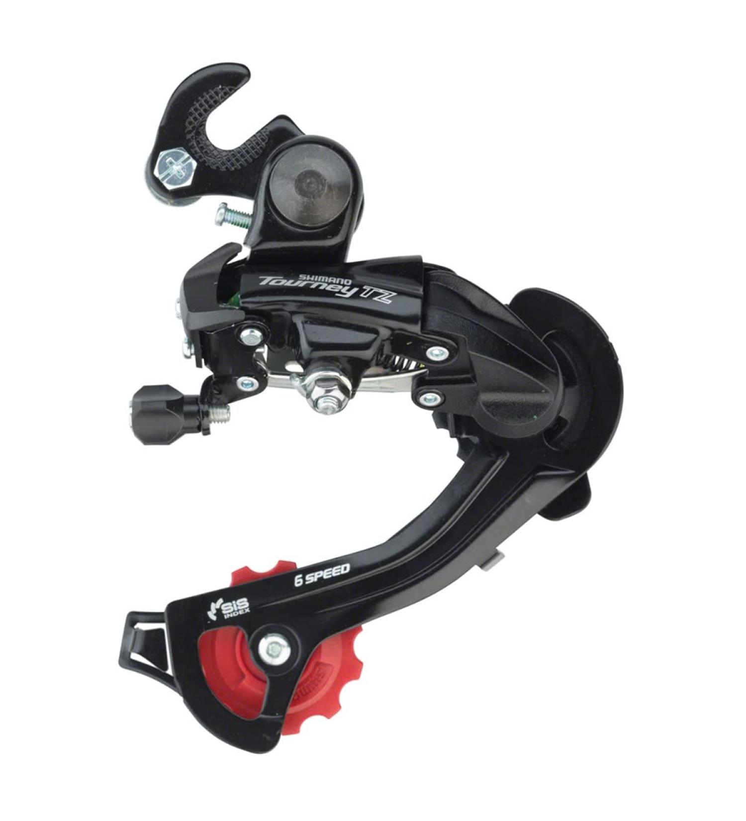 SHIMANO Tourney TZ500 6/7-Speed Long Cage Rear Derailleur with Frame Hanger