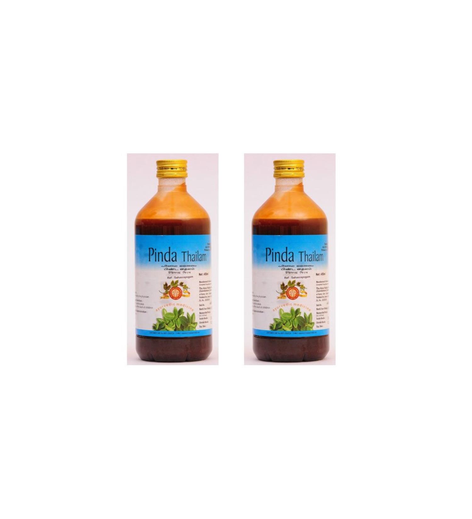 AVP Pinda Thailam - 200ml - Rheumatoid Arthritis (Pack of 2)