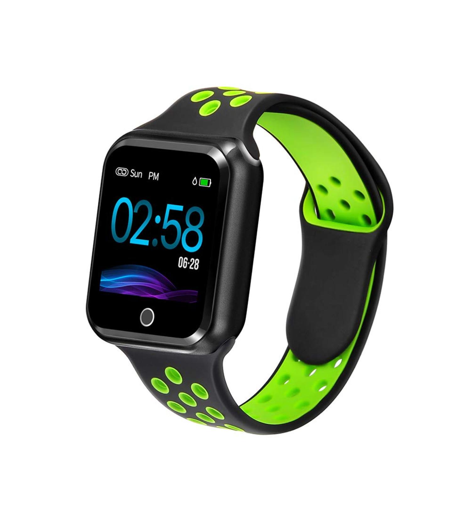 Wafa Fitness Tracker with Heart Rate Blood Pressure Monitor - Waterproof Smart Watch for Kids Women and Men - Activity Tracking Pedometer Watch - Green - Buy Online on SooperMarket.com