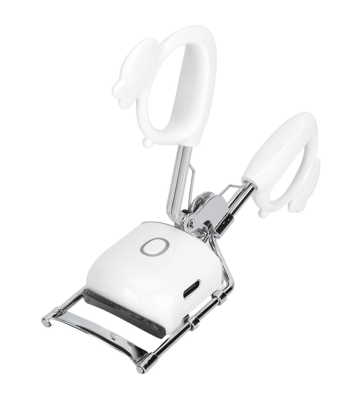 Heated Eyelash Curler with 2 Adjustable Temperature Settings for Long Lasting Curling Curved Design with Gentle Silicone Pad (Socobetafa0wr9u54n-11) - Buy Online on SooperMarket.com