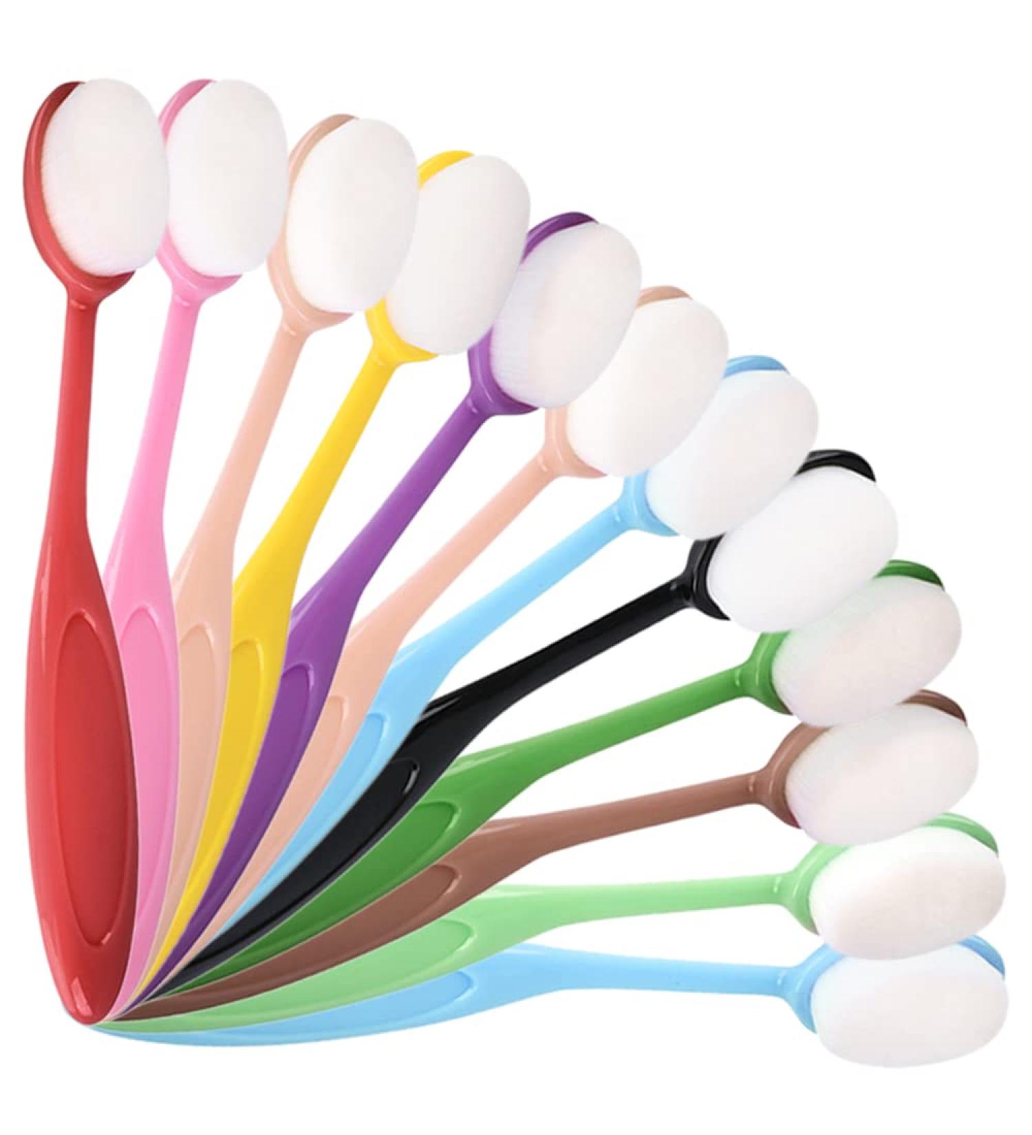 Craft Ink Blending Brush Set - 12Pcs for Paper Crafting, Painting, Drawing, Card Making - Soft Bristles, Color Coded Handles - Buy Online on SooperMarket.com