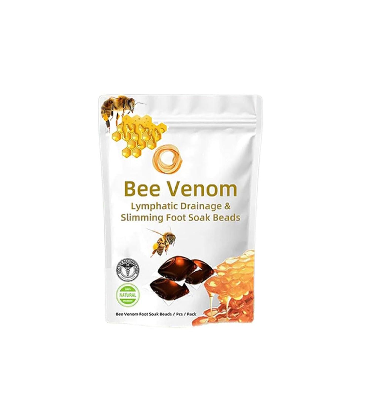 Lukmlca Bee Venom Foot Soak Lukmlca Bee Venom Lymphatic Drainage & Slimming Foot Soak Beads Lukmlca Bee Venom Lymphatic Drainage Foot Soak Lumicka Bee Venom Foot Soak (1 bag) - Buy Online on SooperMarket.com