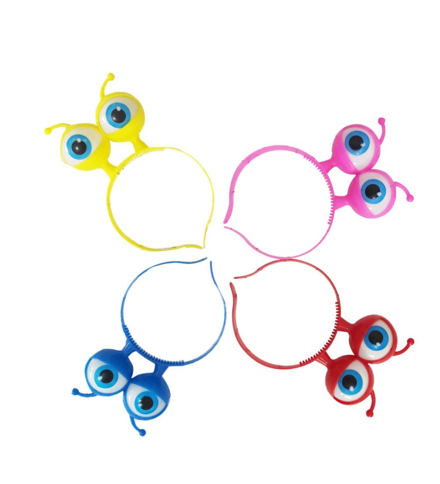 STOBOK 4pcs LED Light Up Eyeball Headbands - Alien Eyes Halloween & Christmas Party Favors - Random Color - Buy Online on SooperMarket.com