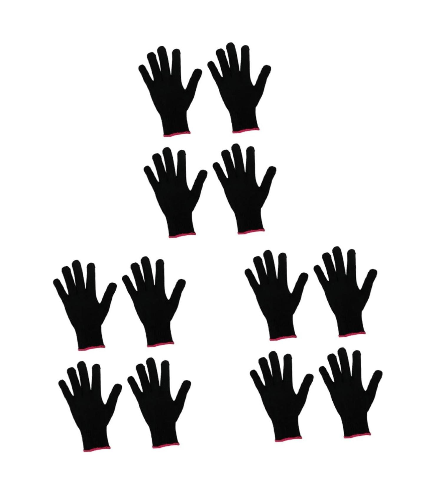 PRETYZOOM 2 Sets 4pcs Grill Gloves Silicone Bumps Proof Glove Hairdressing Tool As Shownx3pcs 21.5X12.2 cmx3pcs - Buy Online on SooperMarket.com