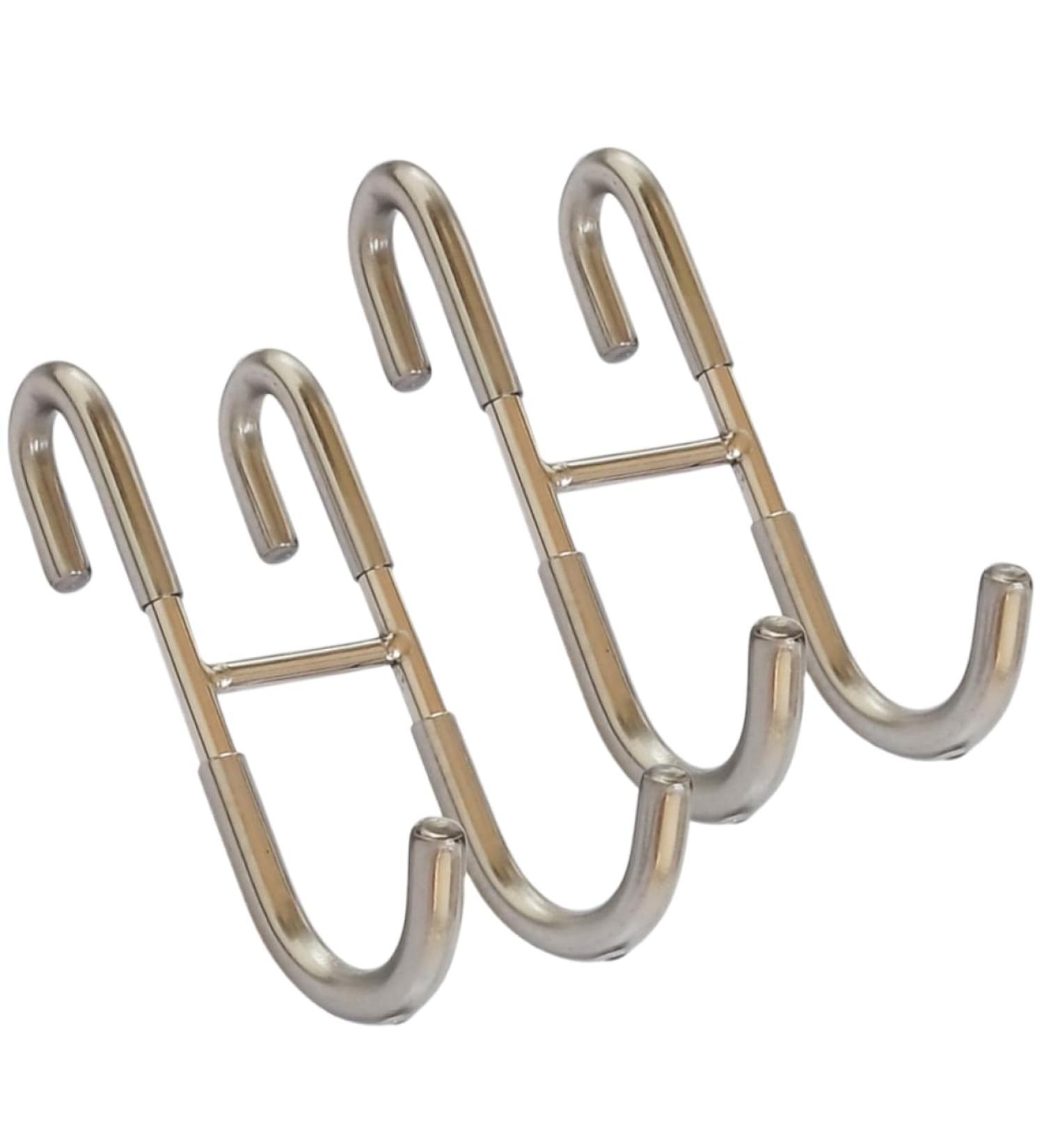 Cabilock 2pcs S Hook Towel Hanger Storage Hooks Door Hanging Hook Back Door Hanger Silver Stainless Steel - Buy Online on SooperMarket.com