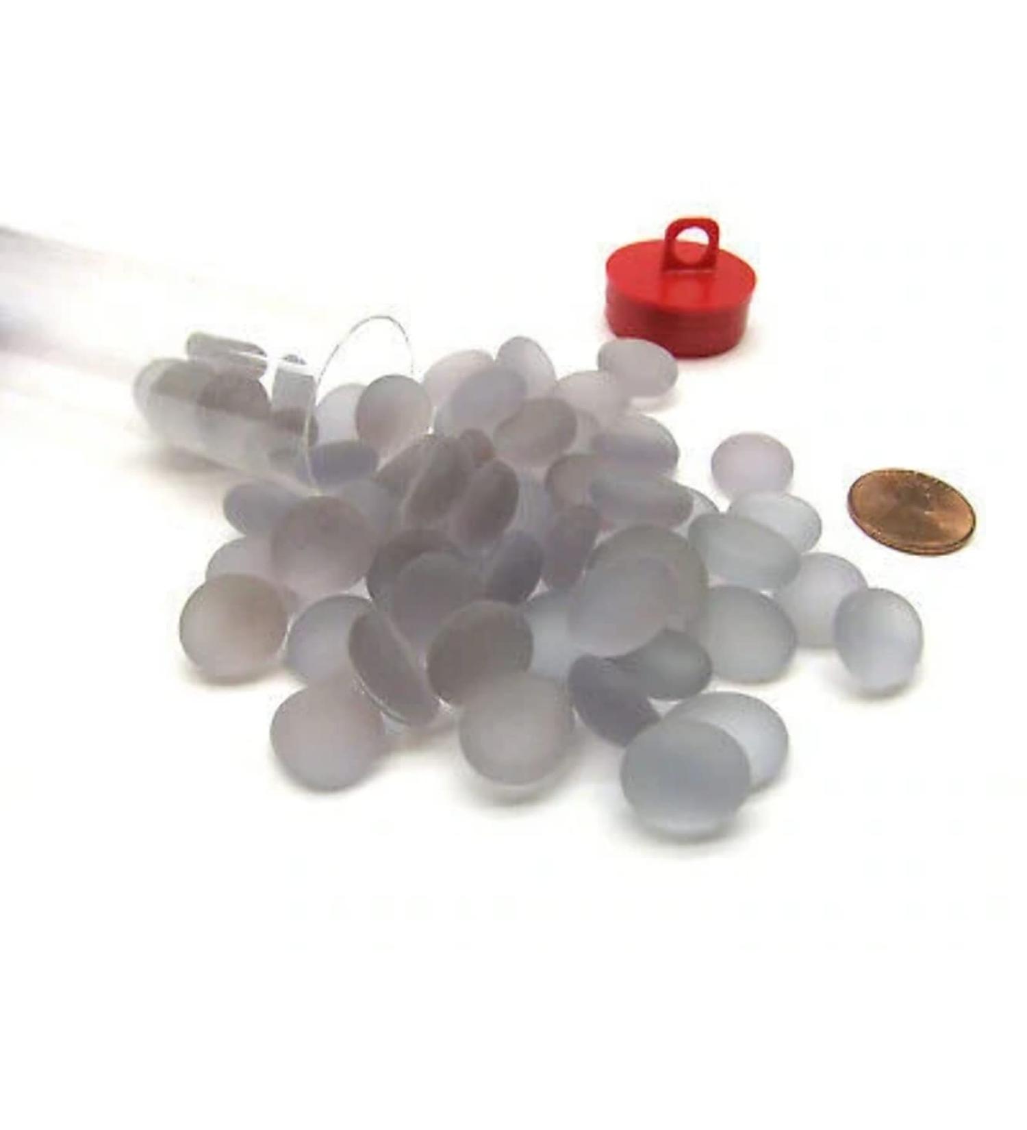 Chessex Glass Gaming Stones: Crystal Lilac Frosted (40)