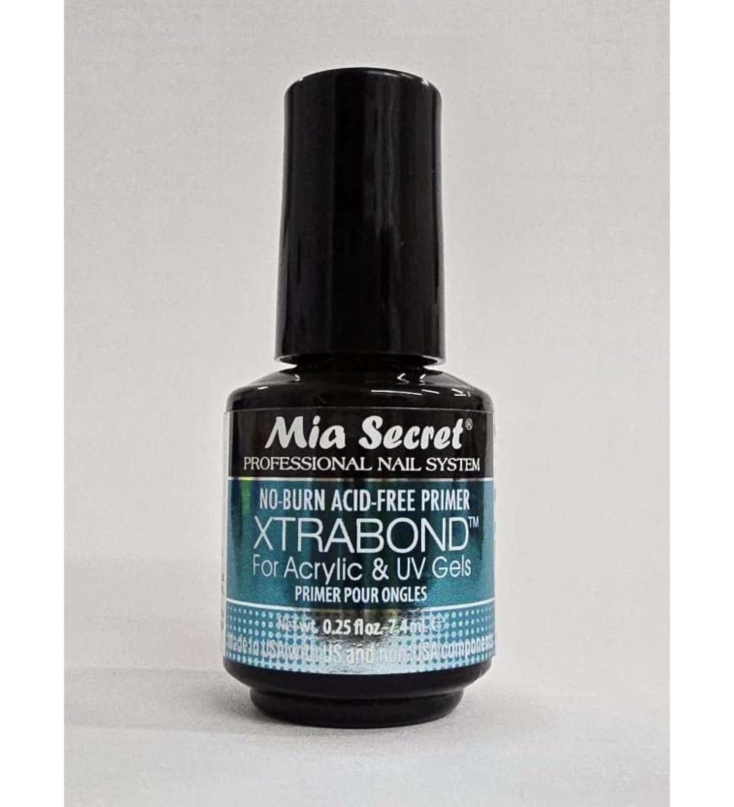 Mia Secret No Burn Acid Free Primer Xtra Bond Acrylic Uv Gel 0.25 fl.oz / 7.4ml Clear