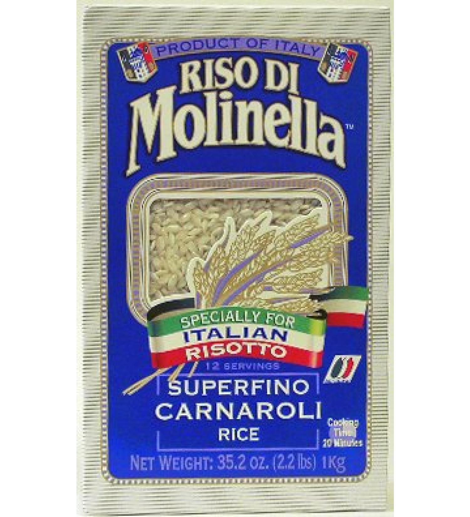Carnaroli Riso di Molinella 2.2 Lb - Pack of 2 | Premium Italian Rice - Buy Online on SooperMarket.com