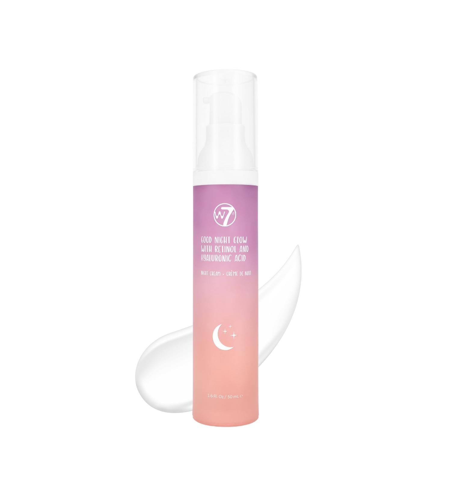 W7 Good Night Glow Night Cream 50ml Hydrating Revitalizing Night Treatment for All Skin Types | International Shipping Available - Buy Online on SooperMarket.com