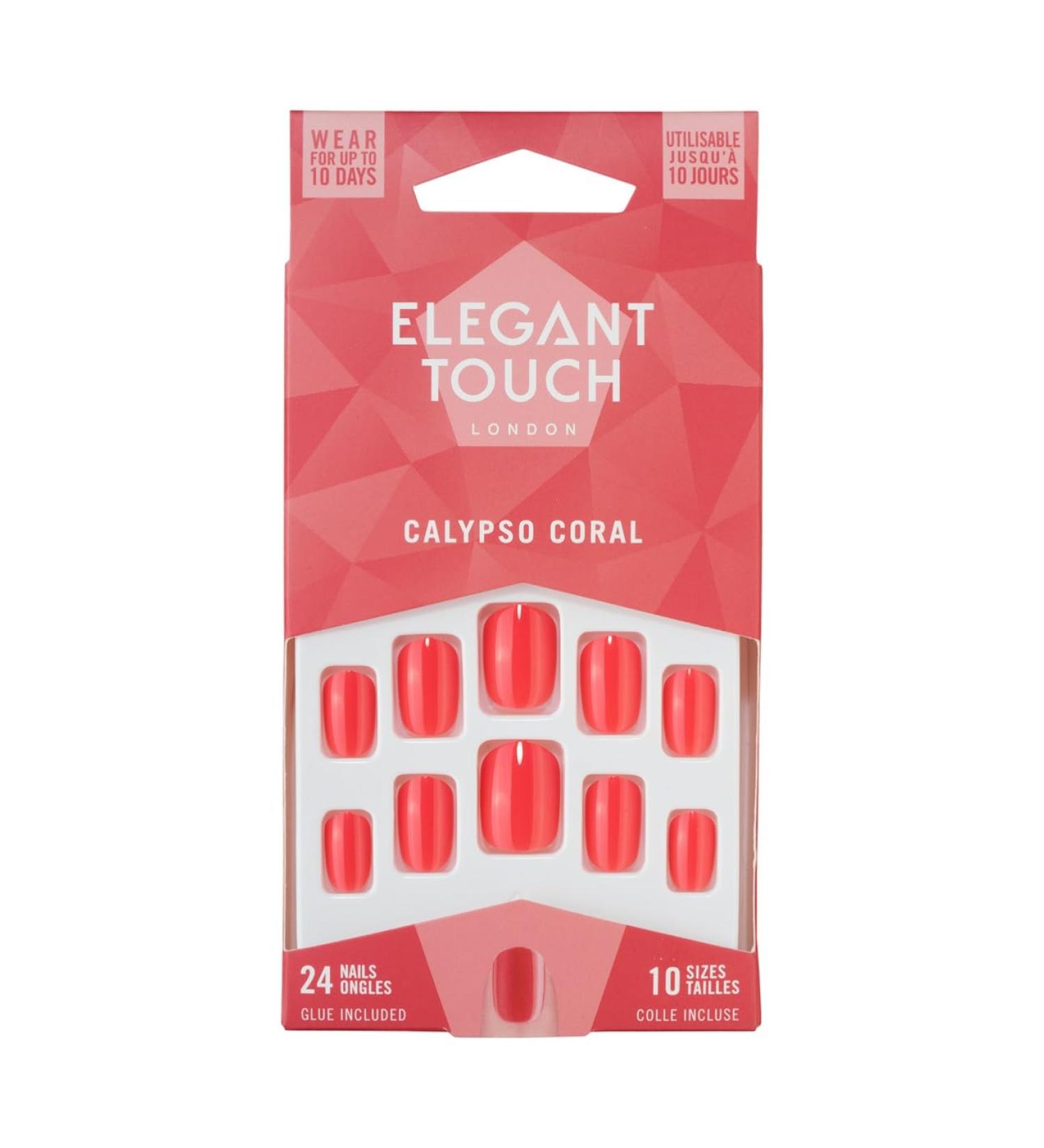 Elegant Touch Core Colour Calypso Coral Calypso Coral 24 Count (Pack of 1)