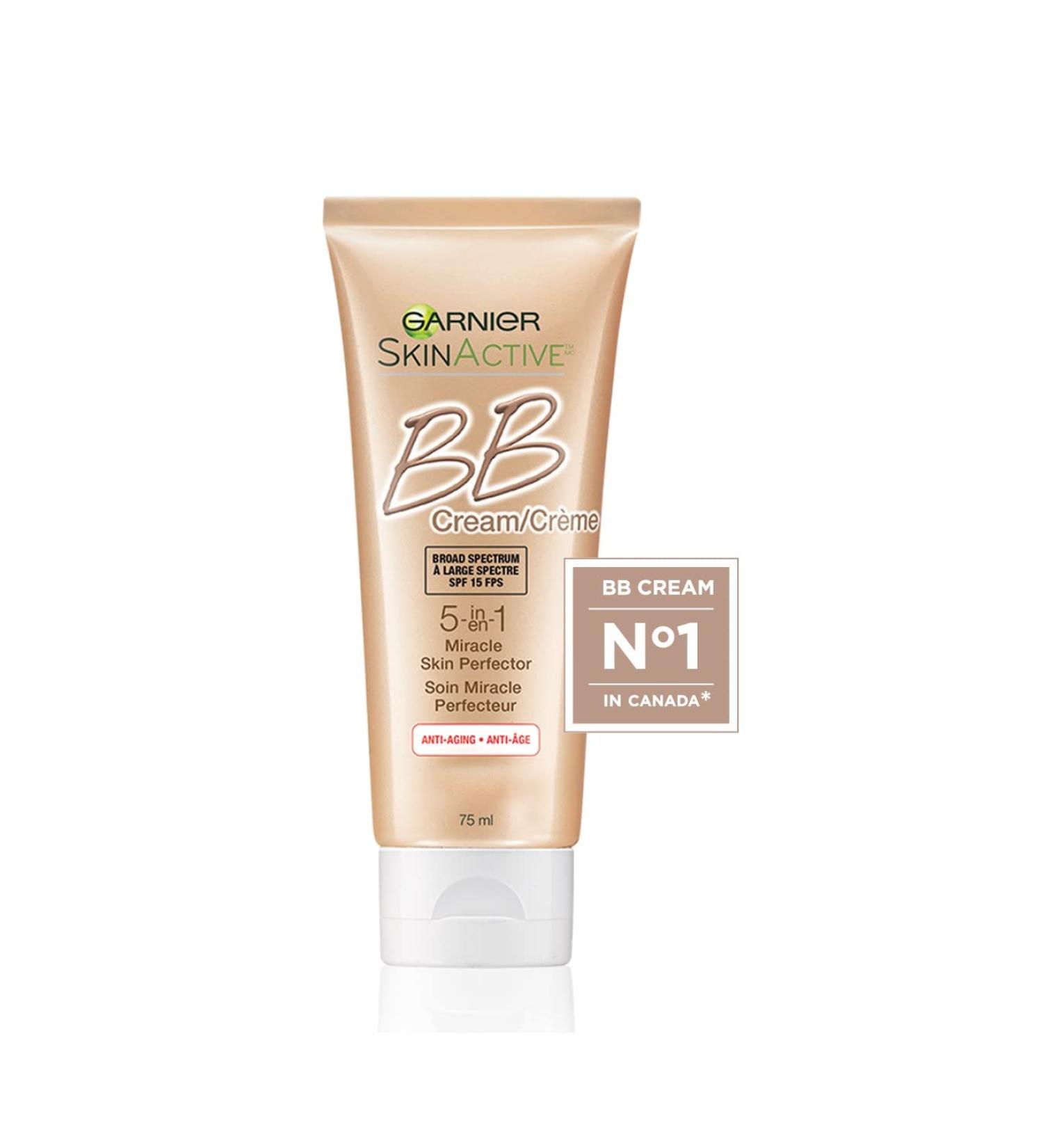 Garnier SkinActive BB Cream 5-in-1 Anti-Aging LightMedium 2.5 fl oz â€“ Perfect Skin Solution - Buy Online on SooperMarket.com