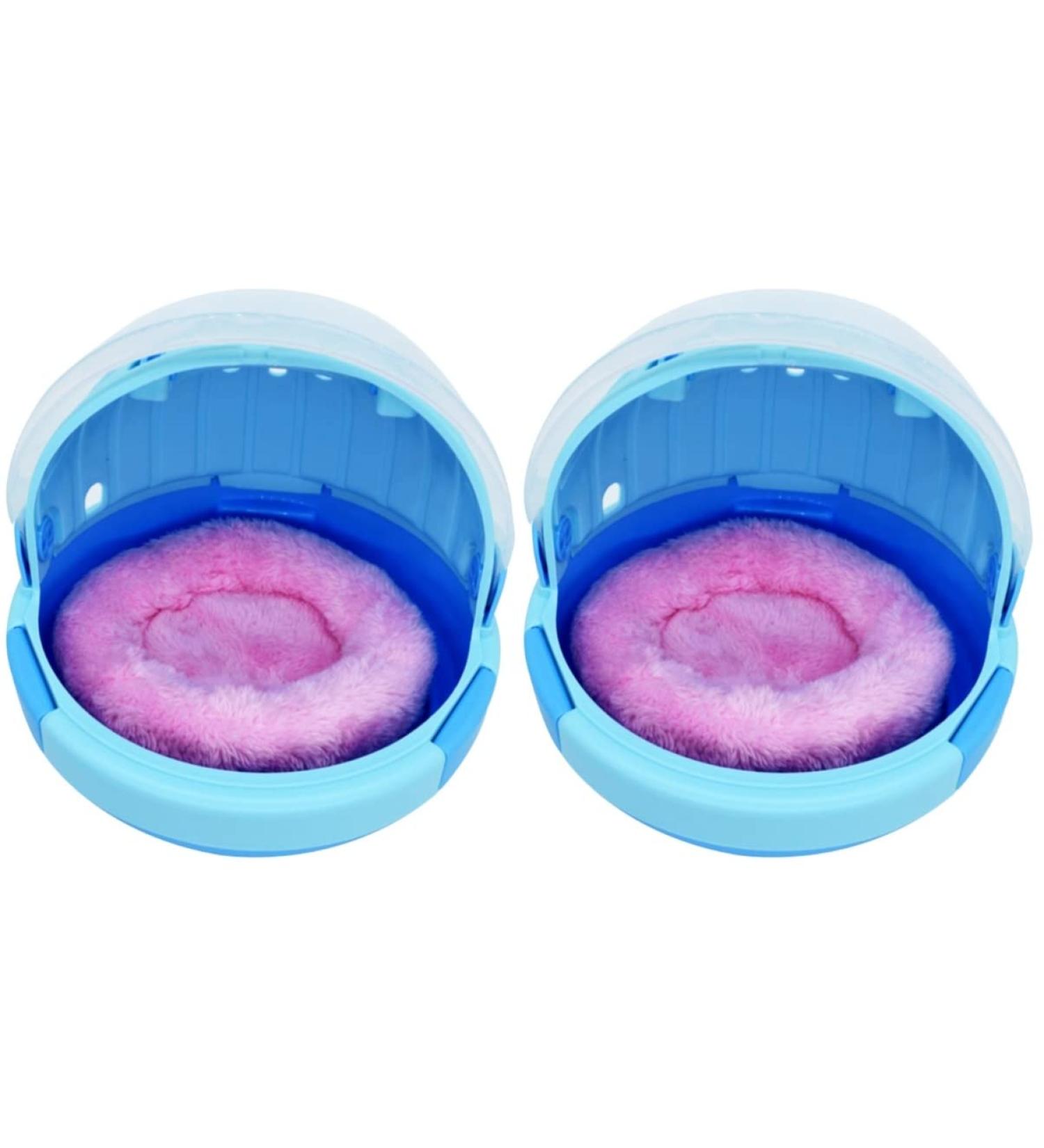 POPETPOP 2 Sets brooding bird warm nest hamster stuffed animals sightseeing pet parrot carrier cage Pet Cage outdoor bird carrying cage budgie small plastic hamster cage travel carry bag - Buy Online on SooperMarket.com