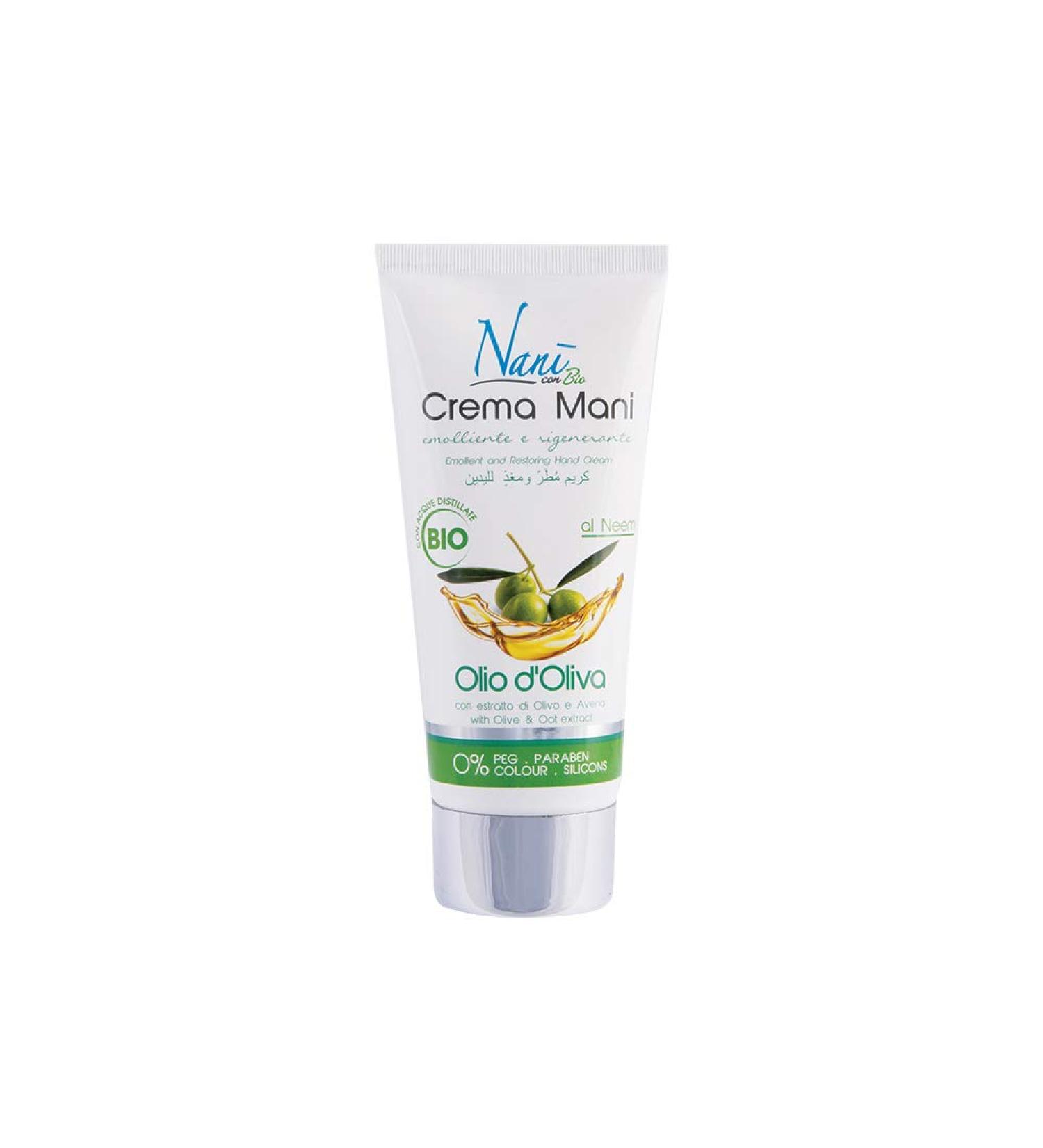 Suarez Nani Organic Hand Cream nourishing and regenerating olive oil 100 ml