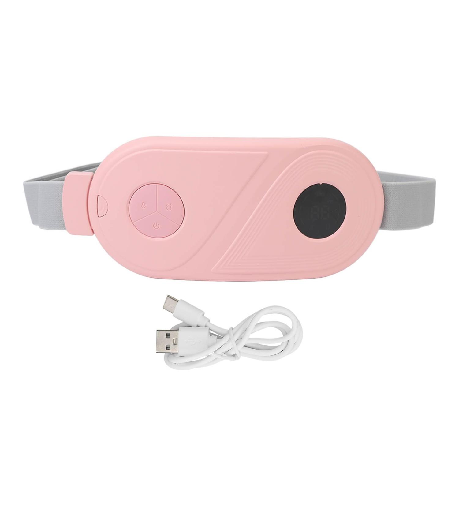Portable Wireless Heating Pillows for Menstruation Relief - Adjustable Pink Pain Relief Pillow for Women & Girls - 3 Modes & Auto Shutdown - Buy Online on SooperMarket.com