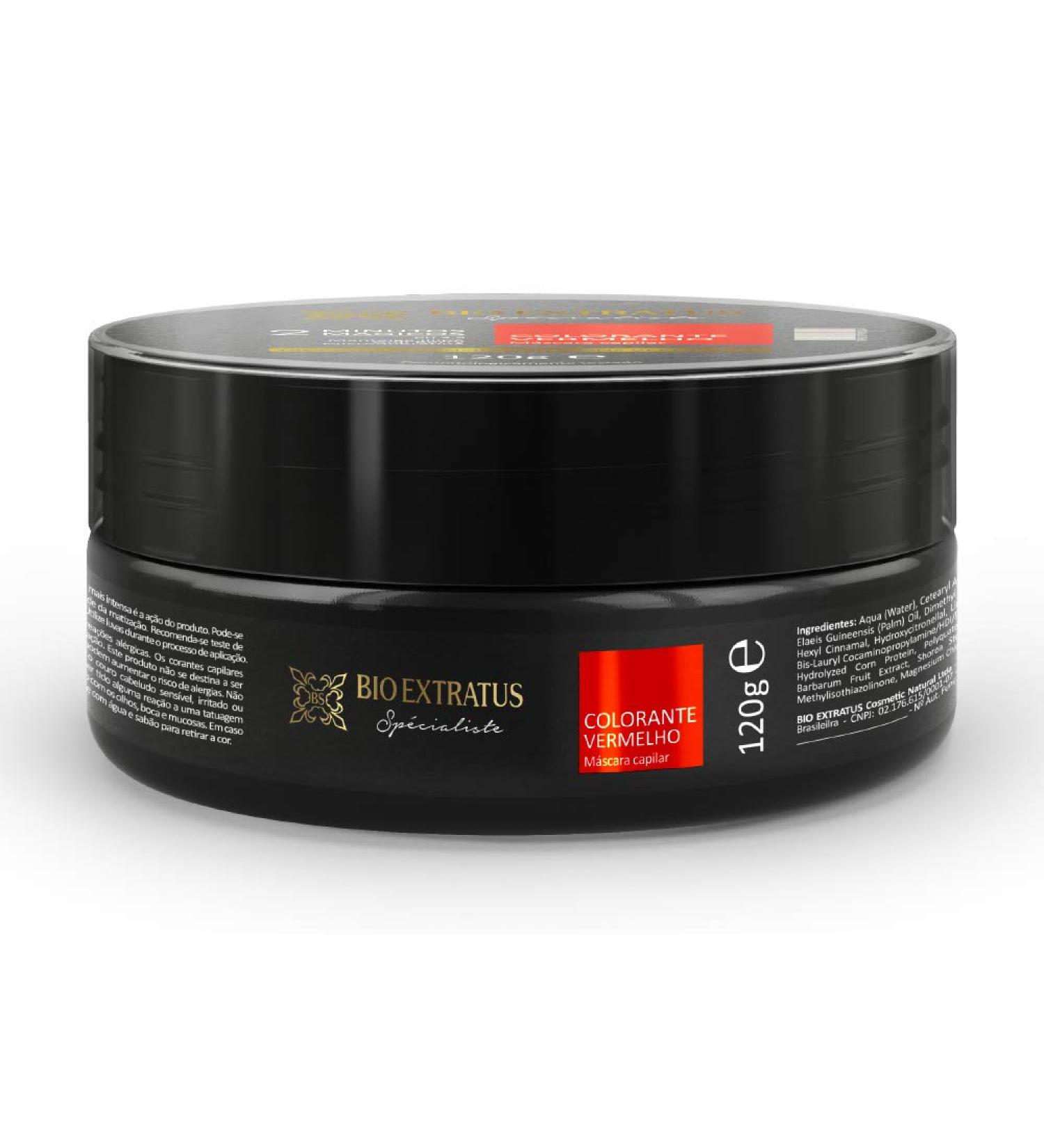 Bio Extratus - Linha Specialiste - Mascara Colorante Vermelha 120 Gr - (Bio Extratus - Specialiste Collection - Red Color Mascara Net 4.23 Oz)