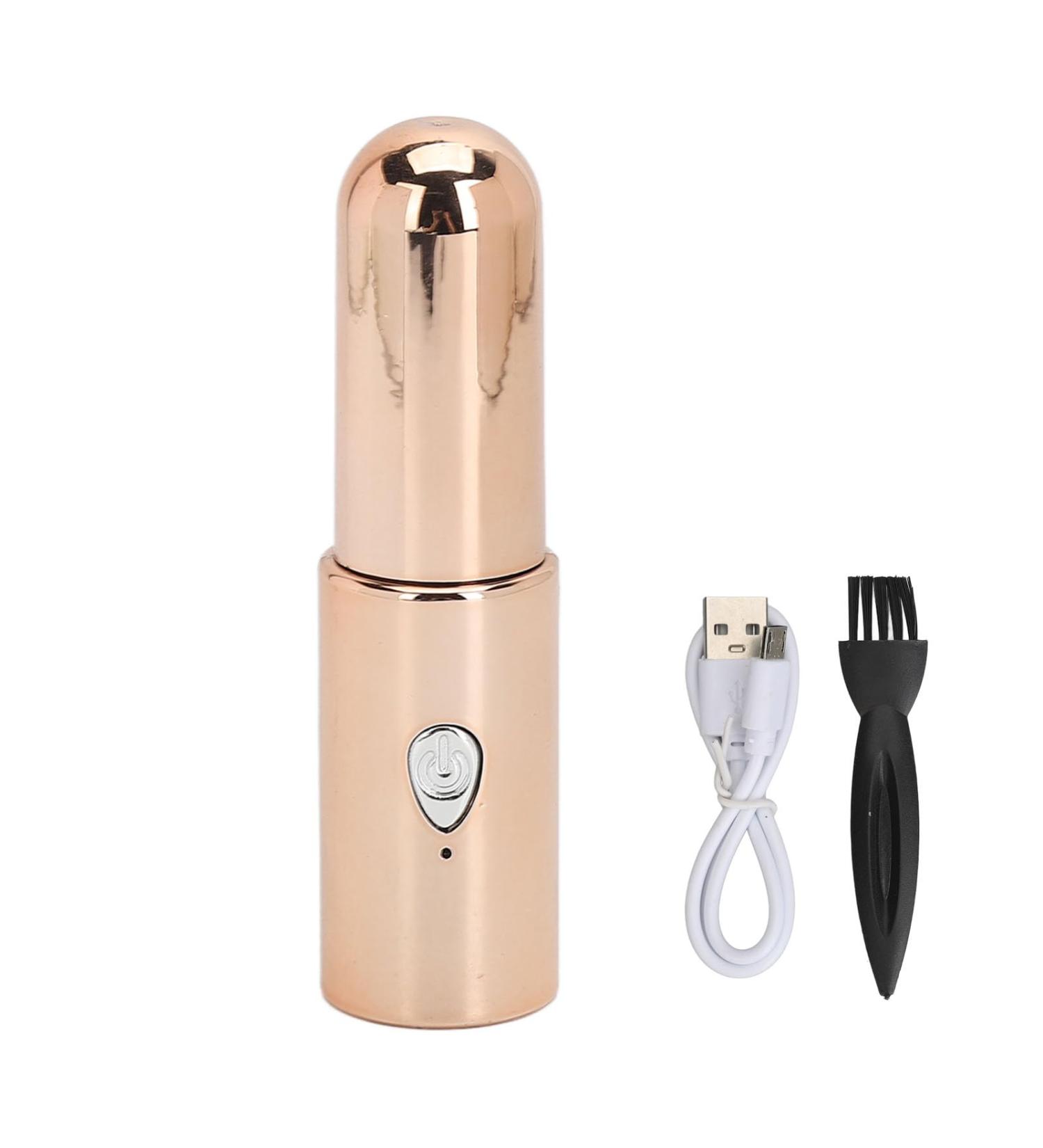 Mini Nose Hair Trimmer | Portable Rechargeable Face Hair Remover for Men & Women | Efficient Nose Cleaning Device with Brush - Buy Online on SooperMarket.com