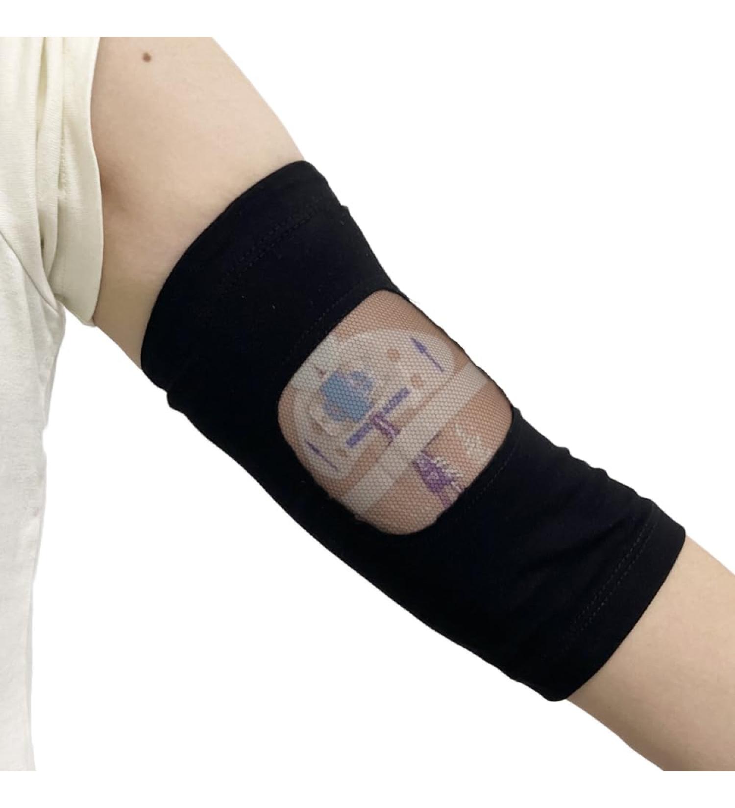 WXFEXIA PICC Line Cover with Mesh Viewing Window Breathable Upper or Lower Arm Line Sleeve Comfort Cast Protector (M) - Buy Online on SooperMarket.com