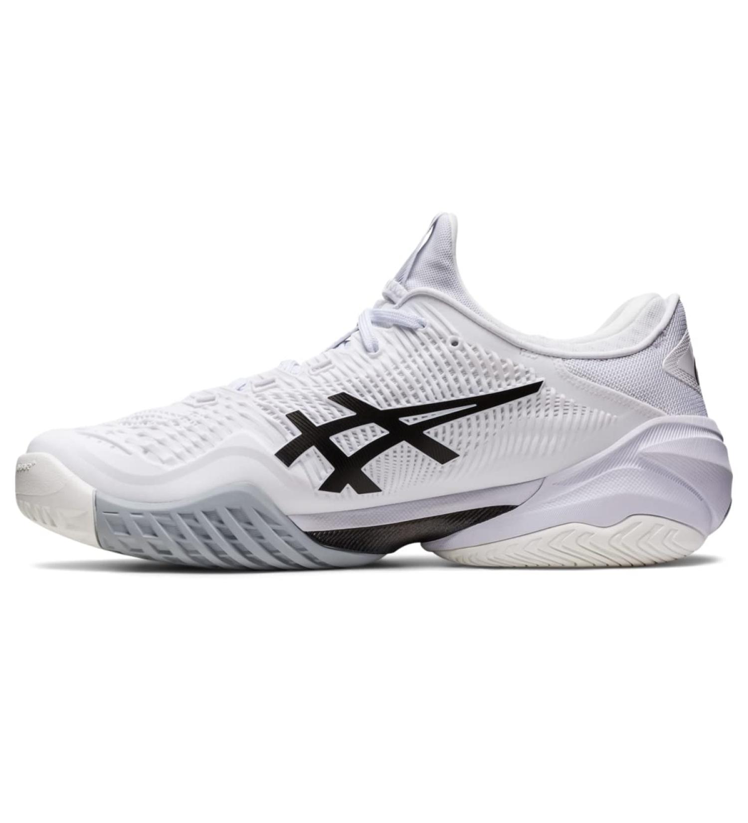 ASICS Men's Court FlyteFoam 3 Tennis Shoes - Size 10.5 White/Black - Buy Online on SooperMarket.com
