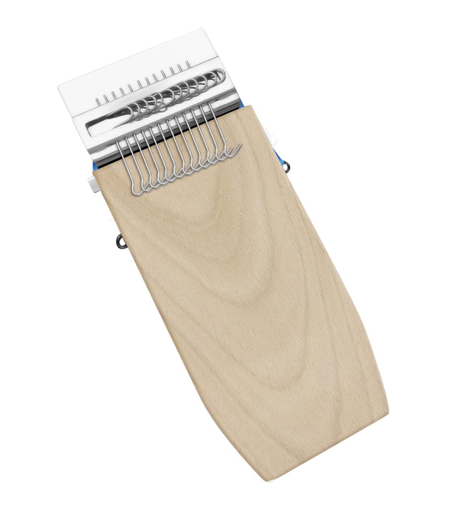 Portable Small Weaving Loom Kit for Quick DIY Mending - 14 Hooks Speedweve Type Weave Tool for Beginners - Ideal for Jeans, Socks, and Clothes Repair - Buy Online on SooperMarket.com