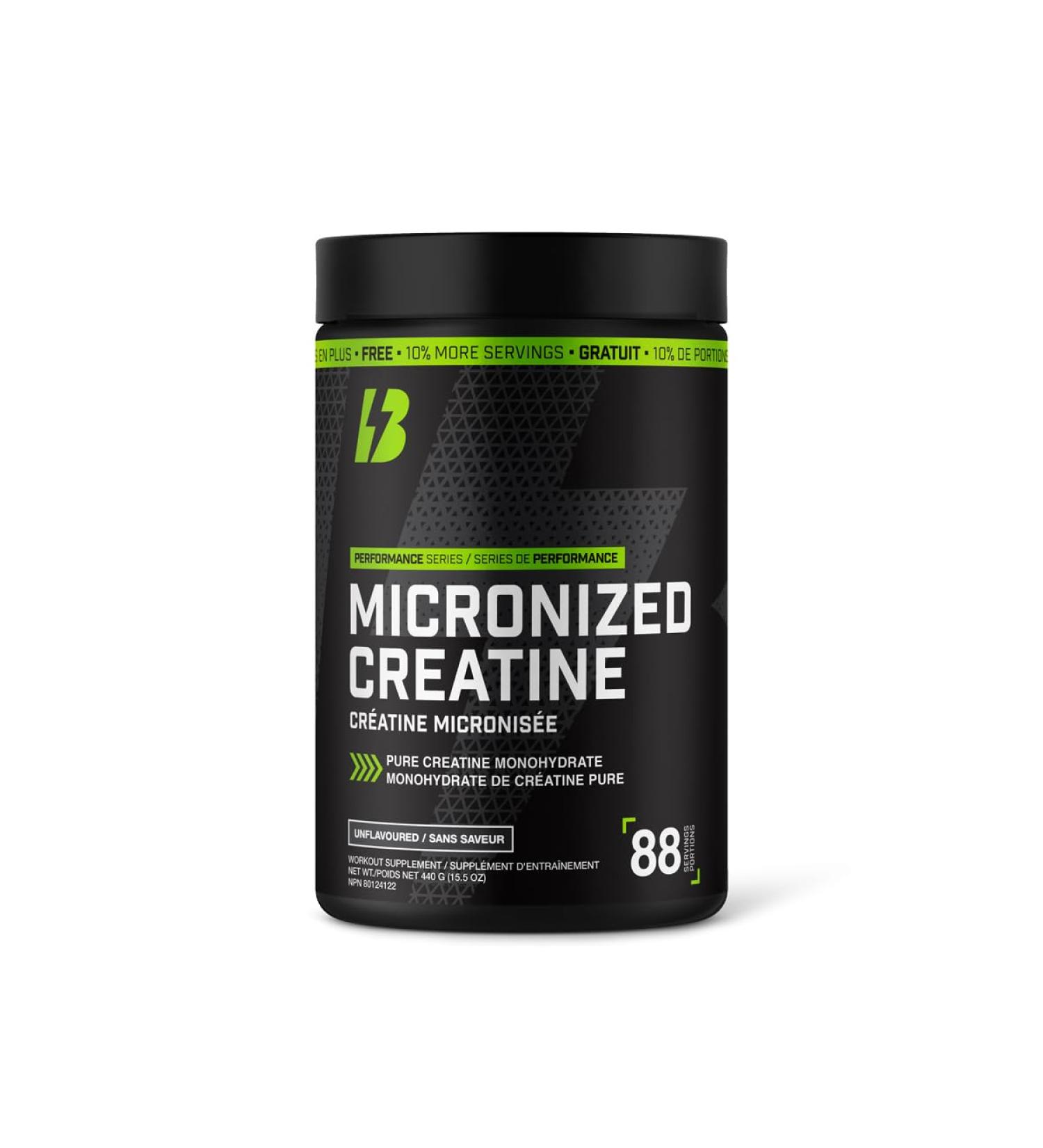 Micronized Creatine Monohydrate - 440g - 88 Servings - BULL Nutrition - Buy Online on SooperMarket.com