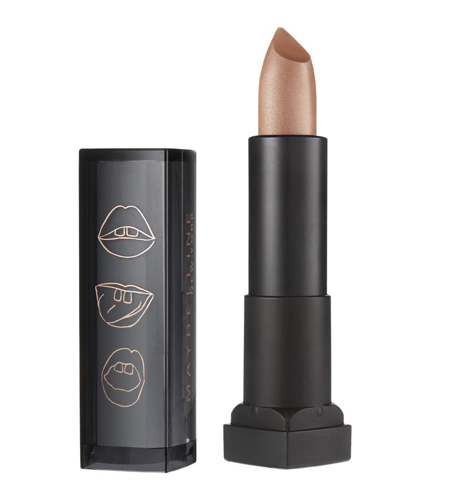 Buy Maybelline New York Color Sensational Matte Metallic Lipstick Countdown 05 White Gold - 37g | International Shipping Available - Buy Online on SooperMarket.com