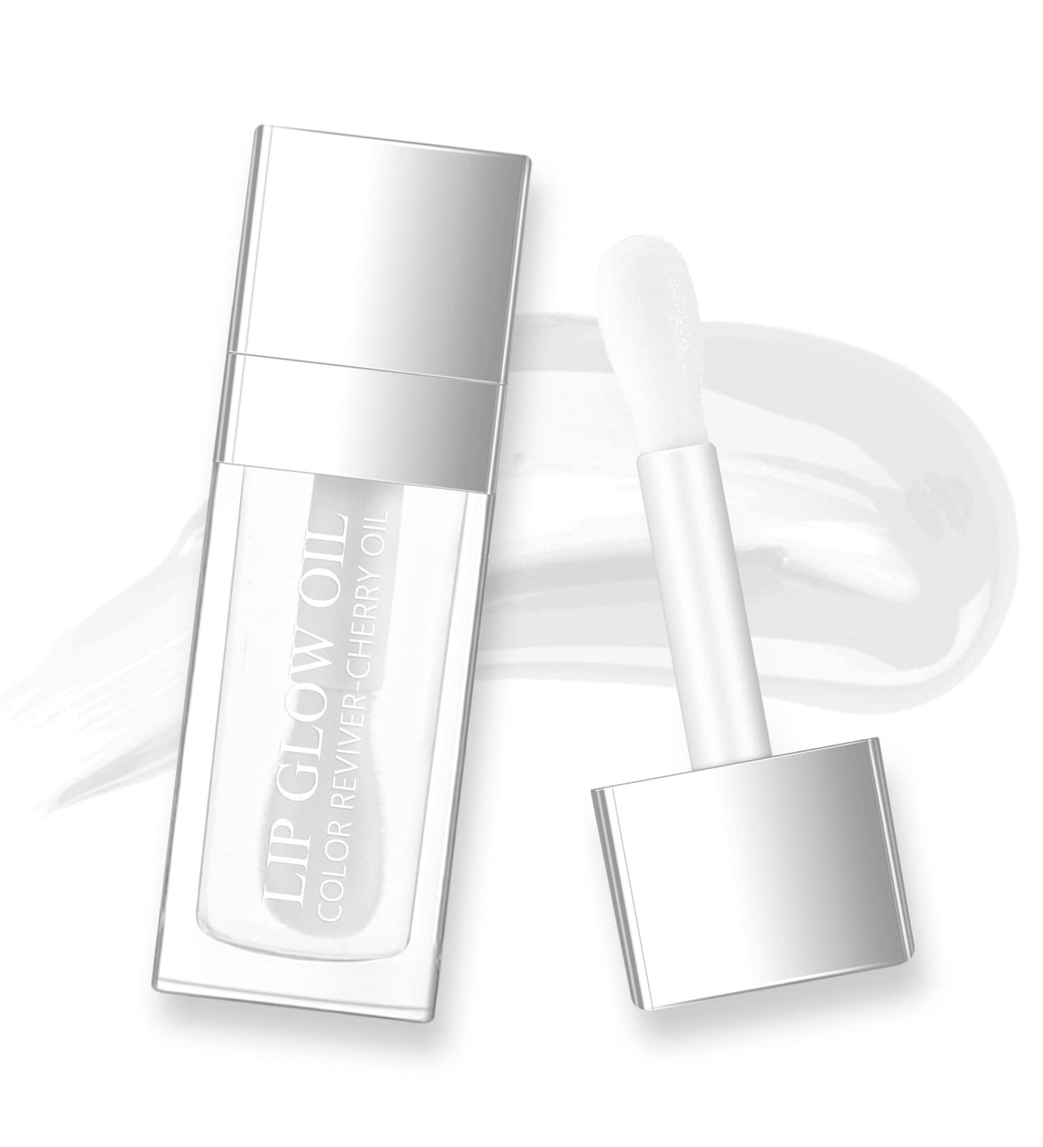 Lisara Hydrating Lip Glow Oil - Moisturizing Lip Gloss for Plumping and Nourishing lips - Clear - Buy Online on SooperMarket.com