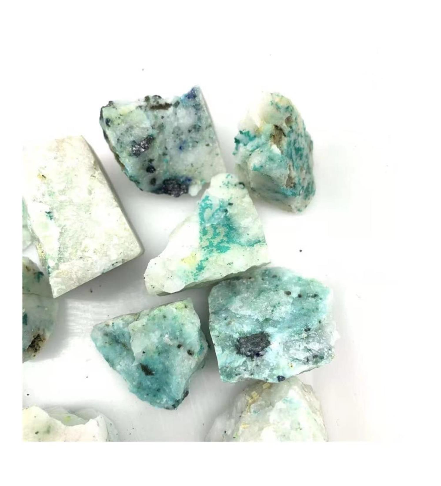 Natural Crystals and Stones 200g Natural Phoenix Crystal Raw Rock Green Gemstone Gravel Stone for Home Decoration for Decoration kaixun - Buy Online on SooperMarket.com