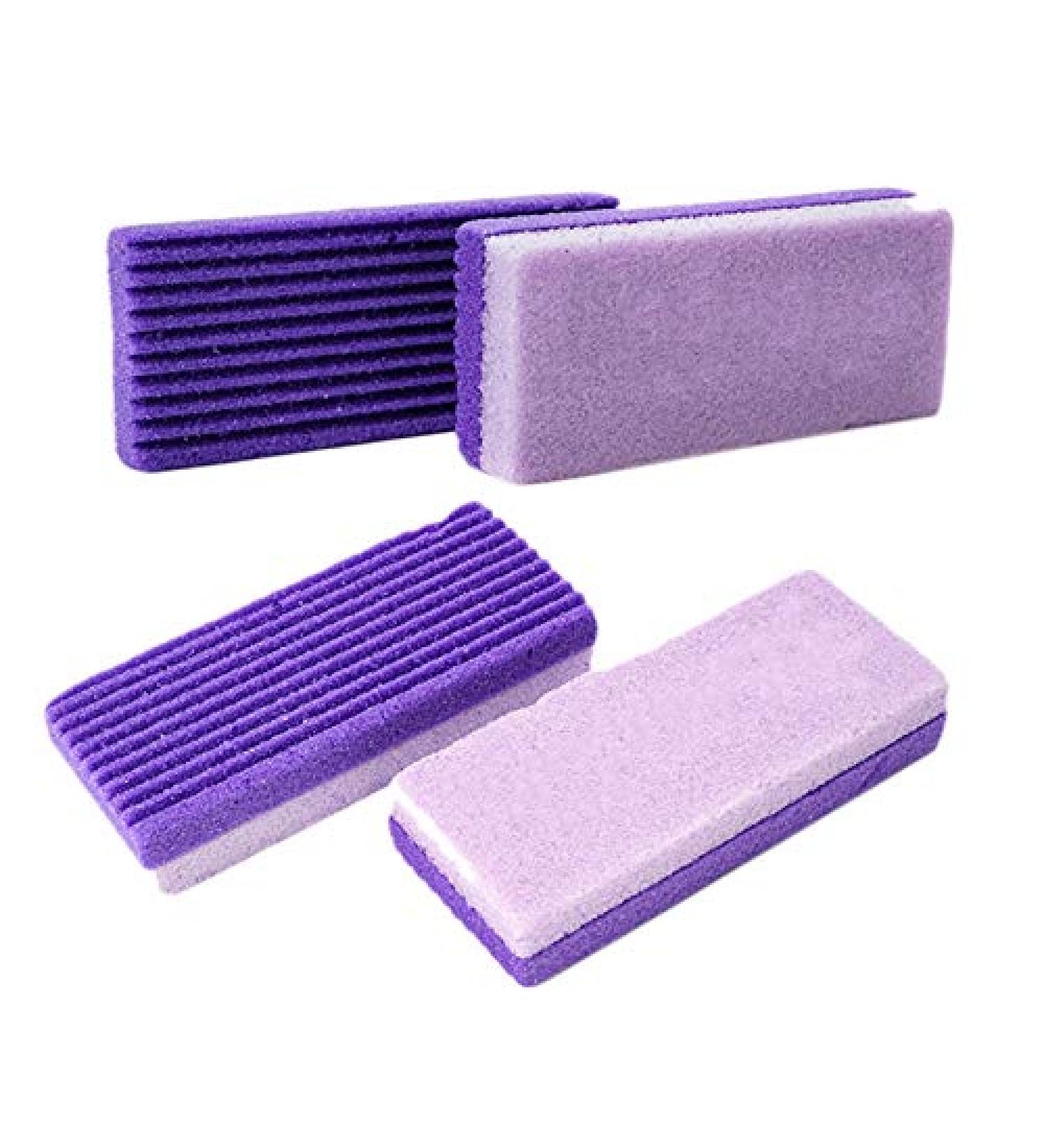 4 Pieces Pedicure Sponge Stone Foot Pumice Stone for Foot Callus Exfoliate Skin Remove Pedicure Scrubber - Buy Online on SooperMarket.com