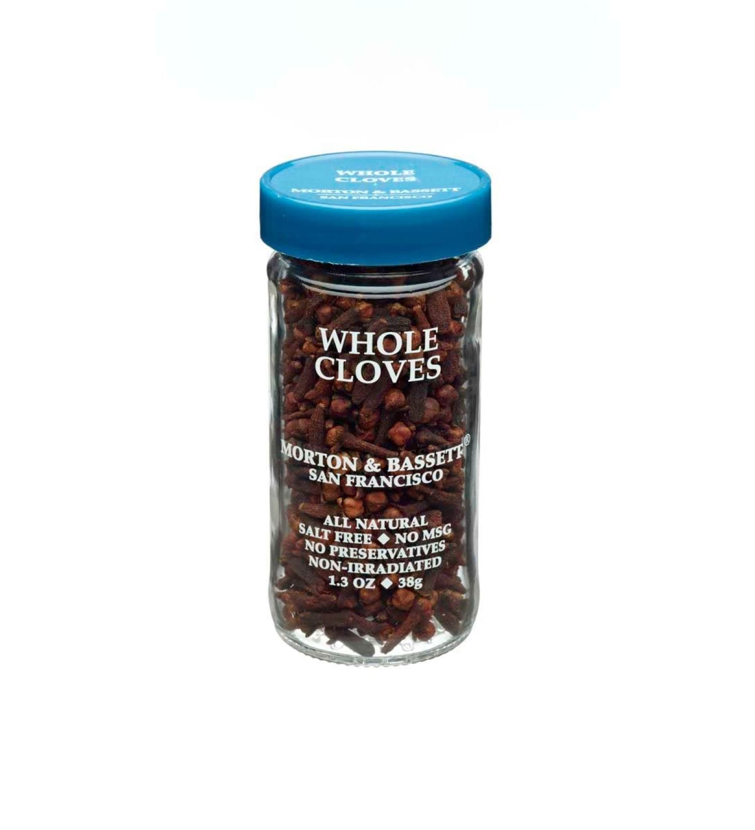 Morton & Bassett Whole Cloves, 1.3-Ounce jar