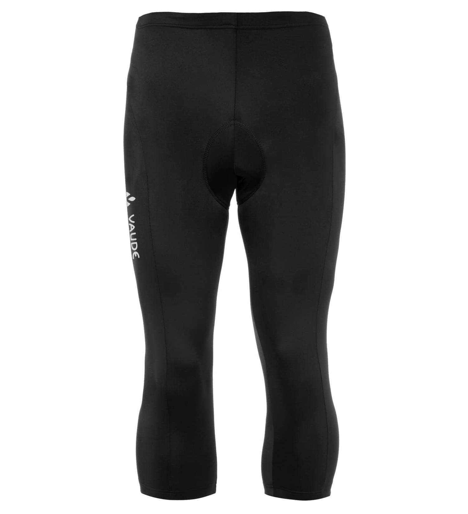 VAUDE Men's Active 3/4 Cycling Pants - Padded Black Uni for Optimal Comfort & Performance International Shipping Available - Buy Online on SooperMarket.com