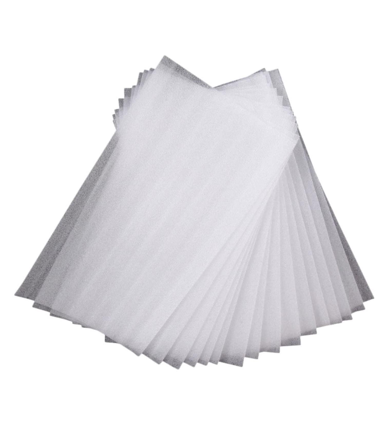 150 Sheets Pearl Cotton Highlighter Hair Foils for Coloring Hair Bleach and Developer Hair Coloring Paper Coloring Board Hair Color Paper Strips Shims Foam Clothing Set The Bubble 41.2x14.8cmx3pcs Whitex3pcs - Buy Online on SooperMarket.com
