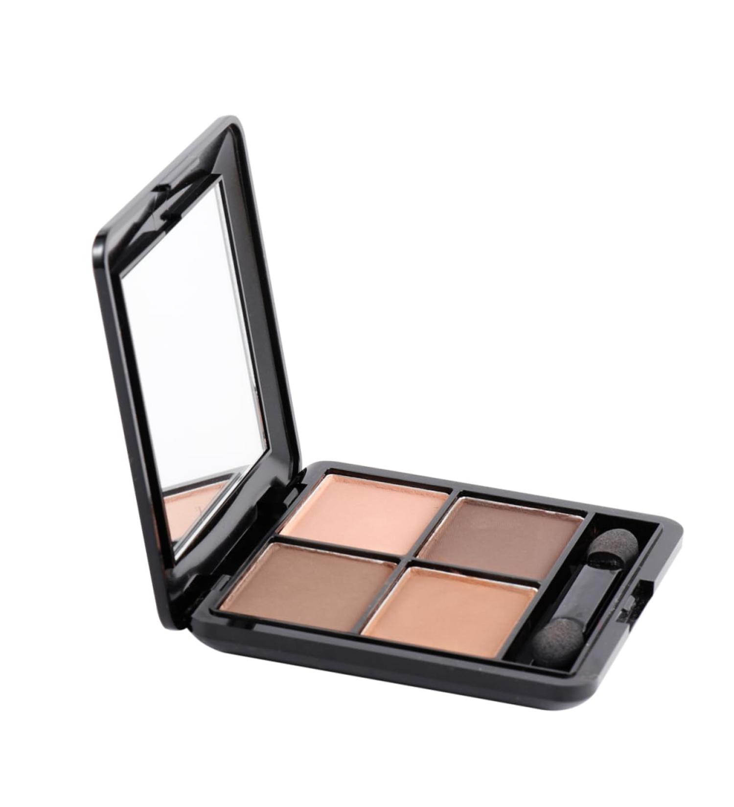 WOONEKY 4 Mirror Elegant Brown Eyeshadow Makeup Sponge Shadow Matte Eye with and Colors - Buy Online on SooperMarket.com