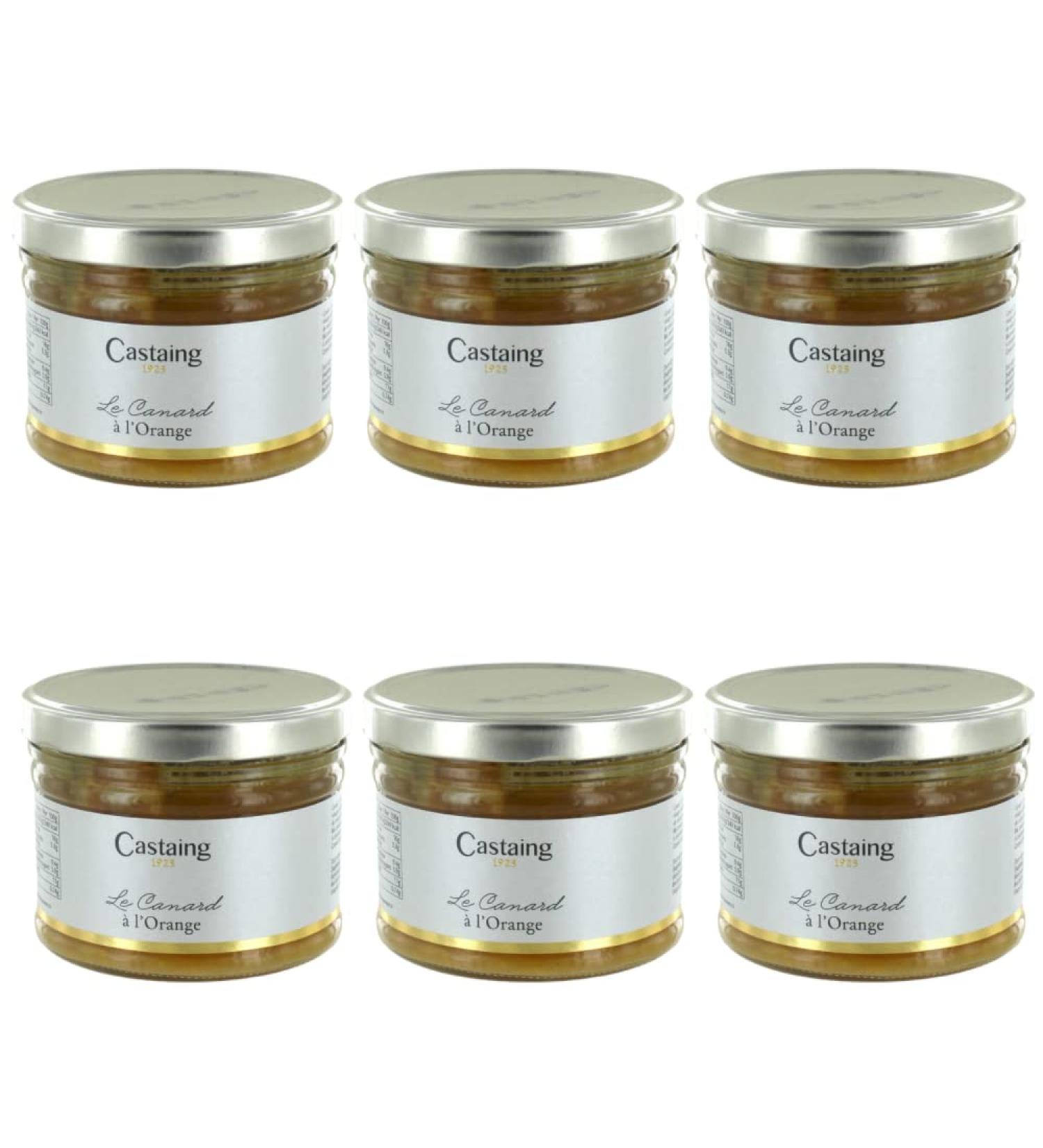 Duck a l'Orange 400g x 6 Castaing - Buy Online on SooperMarket.com