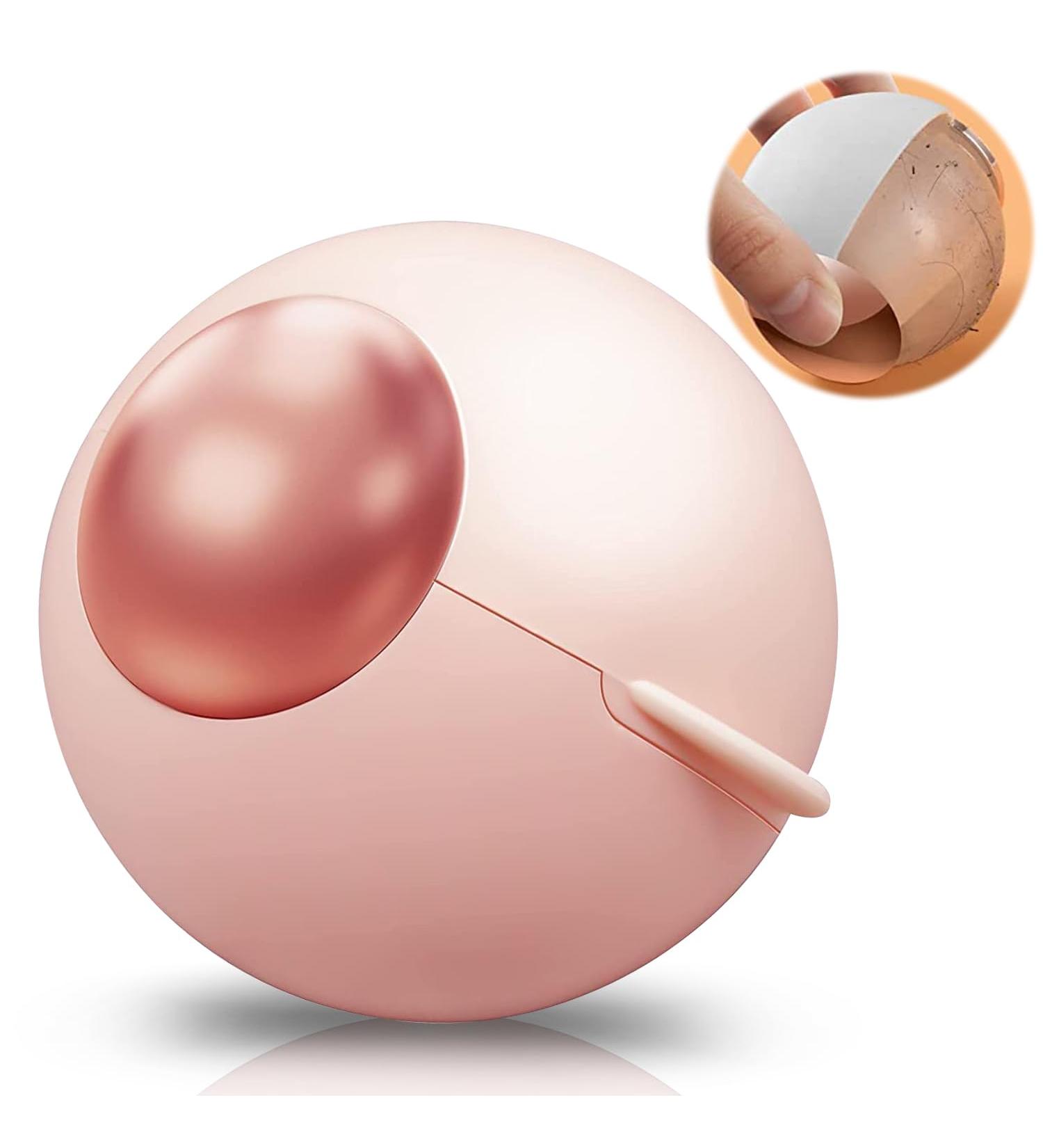 Reusable Sticky Lint Roller Ball for Pet Hair Removal - Pink Gel Hair Remover for Clothing & Sofa - Buy Online on SooperMarket.com