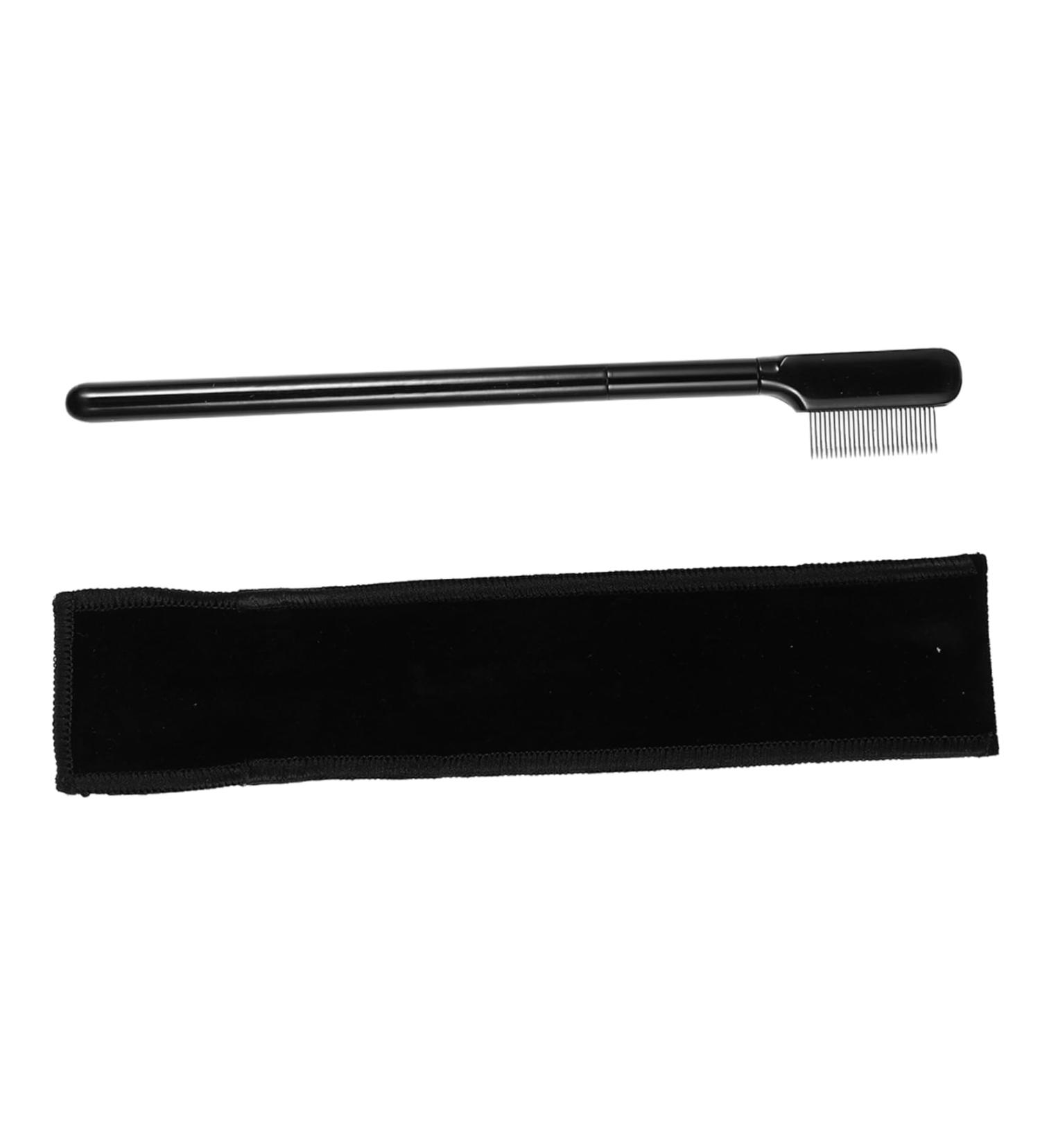 HAPINARY 1 Set Eyelash Comb Lash Tool Grooming Tool Eyelash Beauty Comb Metal Mascara Comb Make up Kit Eyebrow Brush Makeup Tool Makeup Brush Cloth Bag Woman Steel Needle - Buy Online on SooperMarket.com