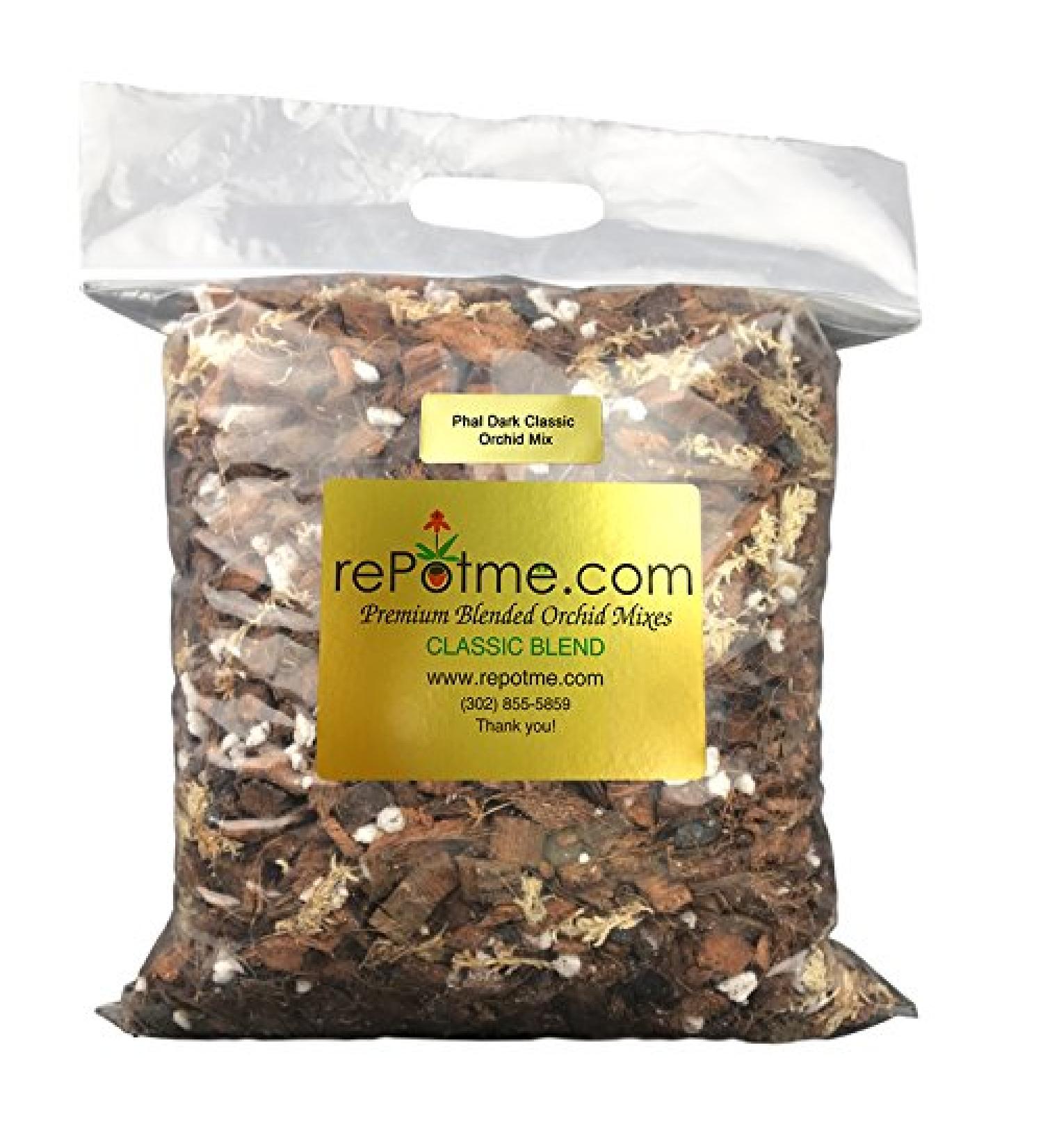 rePotme Phalaenopsis Dark Classic Orchid Mix - Mini Bag (2 Quarts) - Buy Online on SooperMarket.com