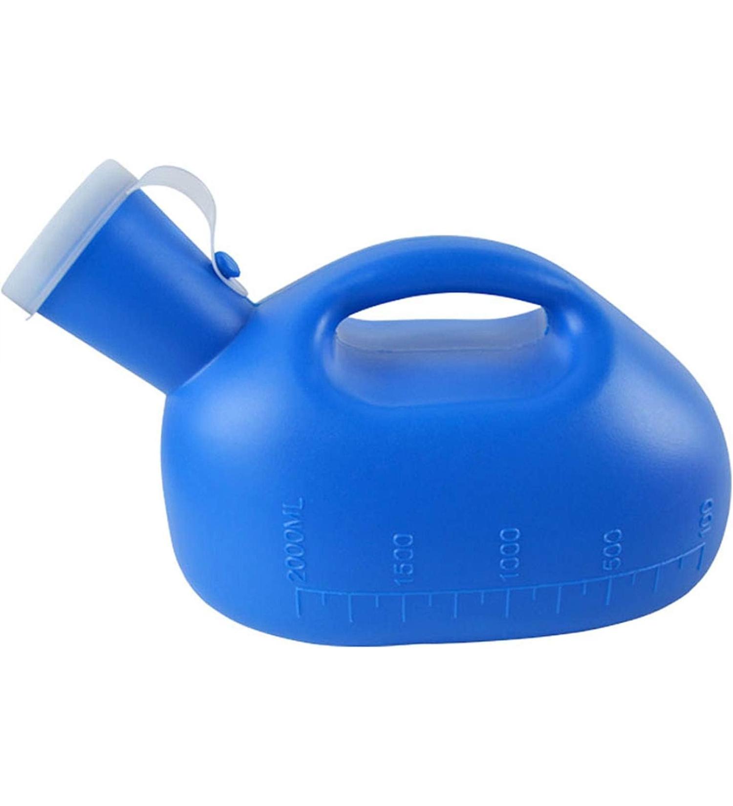 Male Urinal Bottle Camping Toilet Urine Bottle 2000ML Male Urinal Portable Durable Mens Potty Pee Bottle Collector Travel Toilet - Buy Online on SooperMarket.com