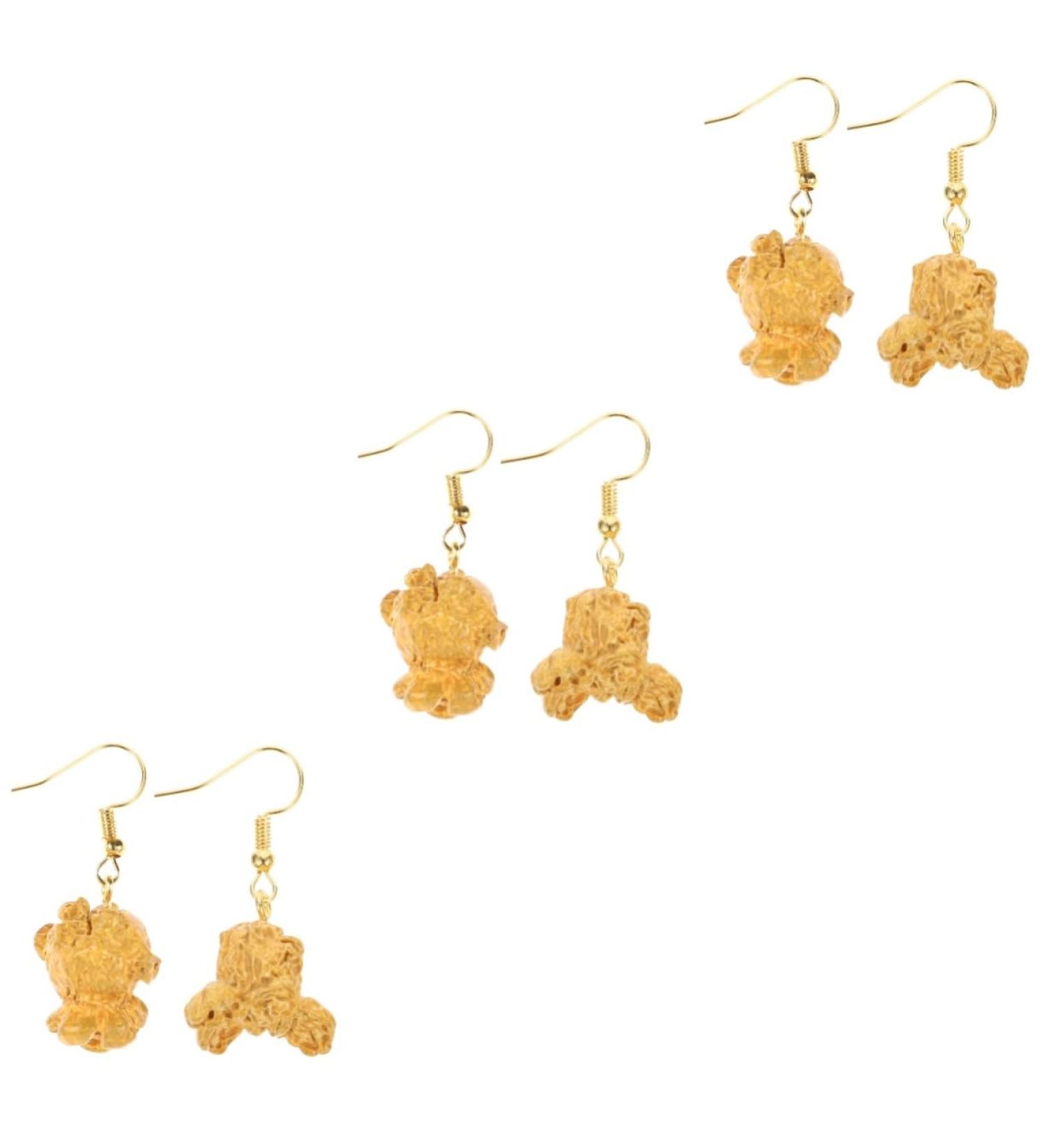 CALLARON 3pcs Girl Ear Hook Personality 5X1cmx3pcs Yellowx3pcs - Buy Online on SooperMarket.com