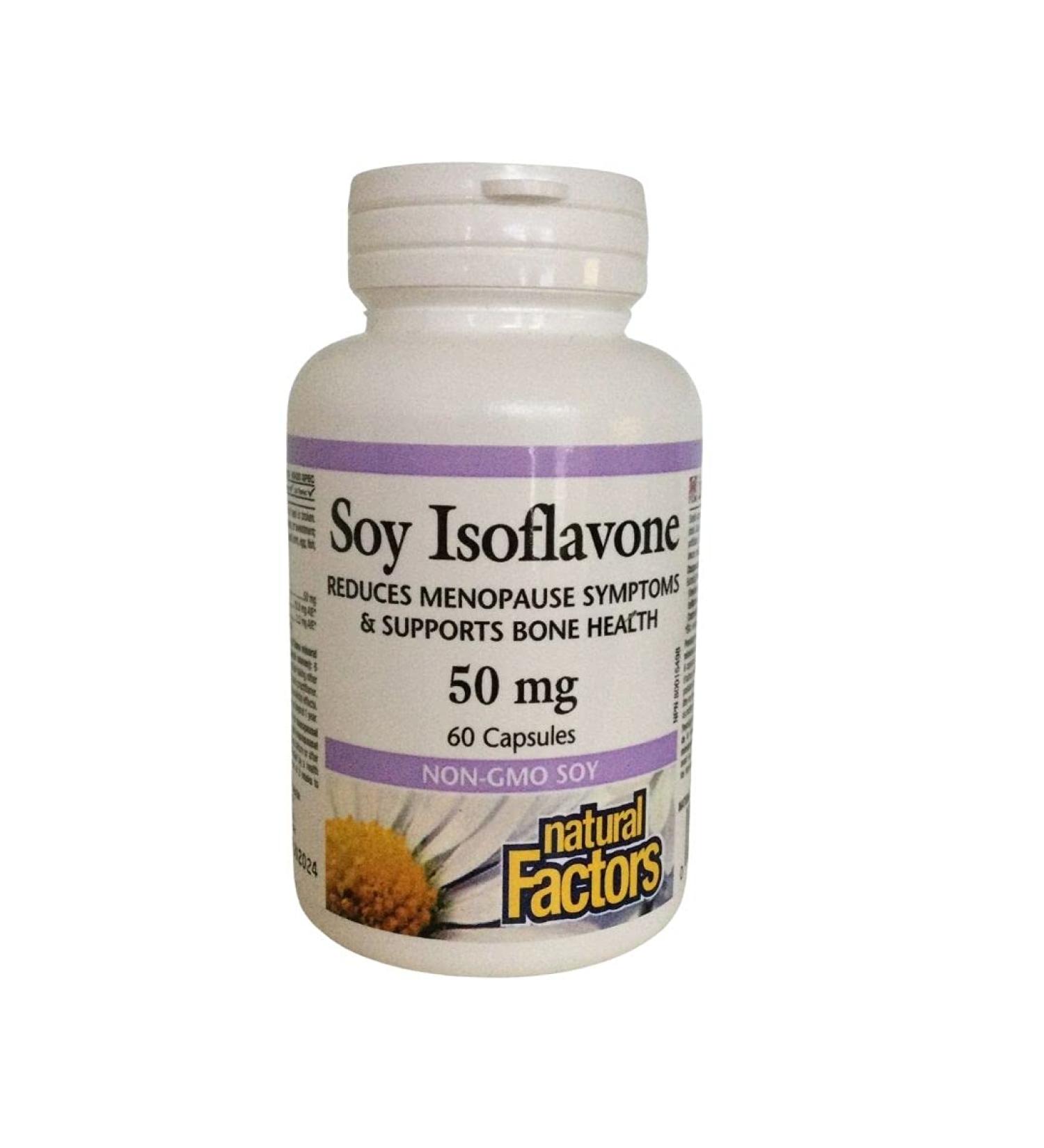 Natural Factors Soy Isoflavone Complex 50 mg 60 Capsules - Buy Online on SooperMarket.com