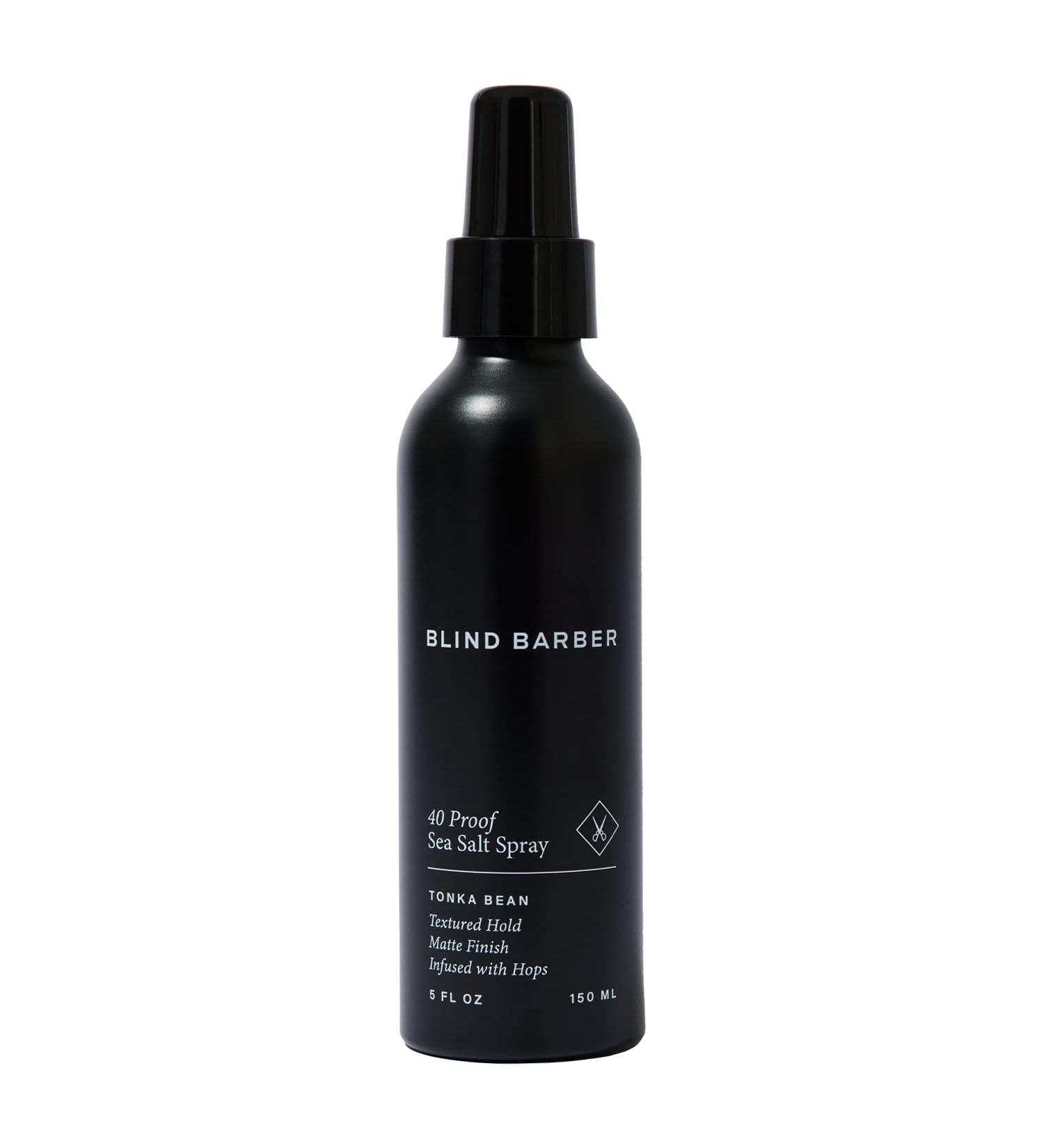 Blind Barber 40 Proof Sea Salt Spray for Men - Volumizing Texture Mist for Effortless Waves & Matte Finish - 6oz - Buy Online on SooperMarket.com